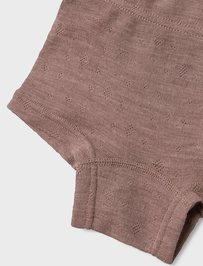 name it - NMFWANG WOOL NEEDLE BOXER - unterhosen - antler - 0