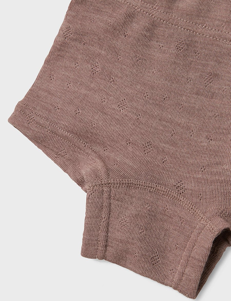 name it - NMFWANG WOOL NEEDLE BOXER - unterhosen - antler - 0