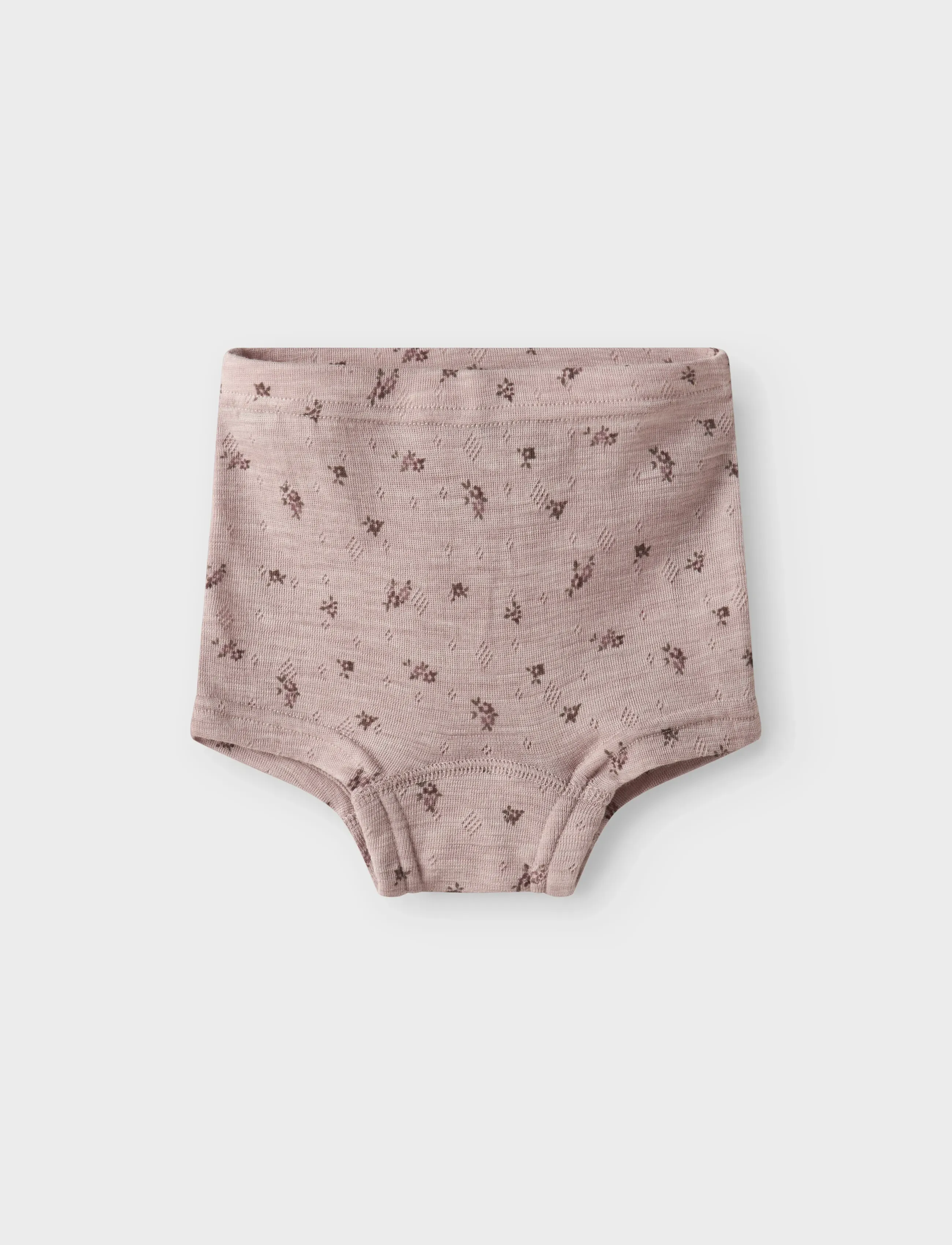 name it Nmfwang Wool Needle Boxer, 110, Pink, Undertøj > Underbukser, Børn