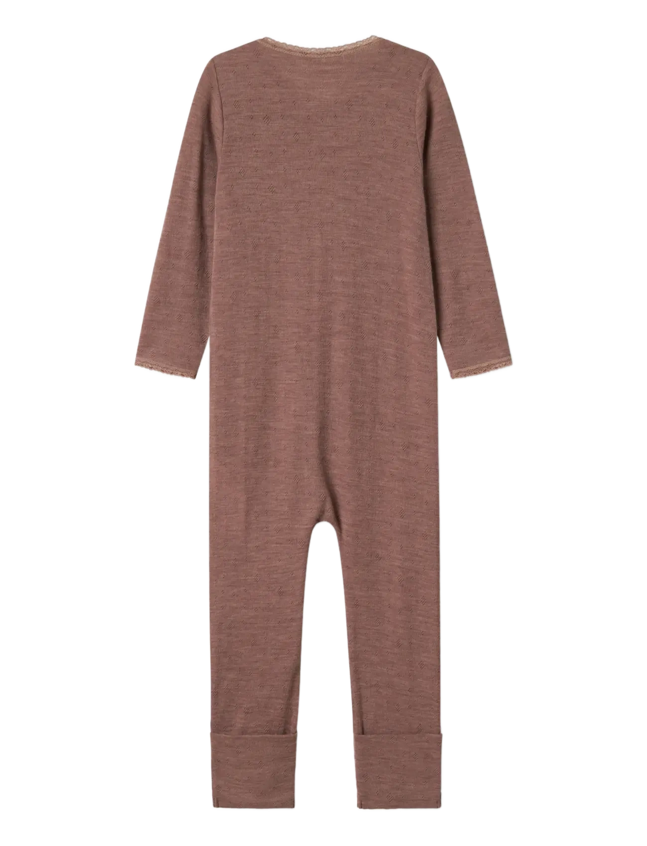 name it - NMFWANG WOOL NEEDLE NIGHTSUIT SOLID - schlafoveralls - antler - 3