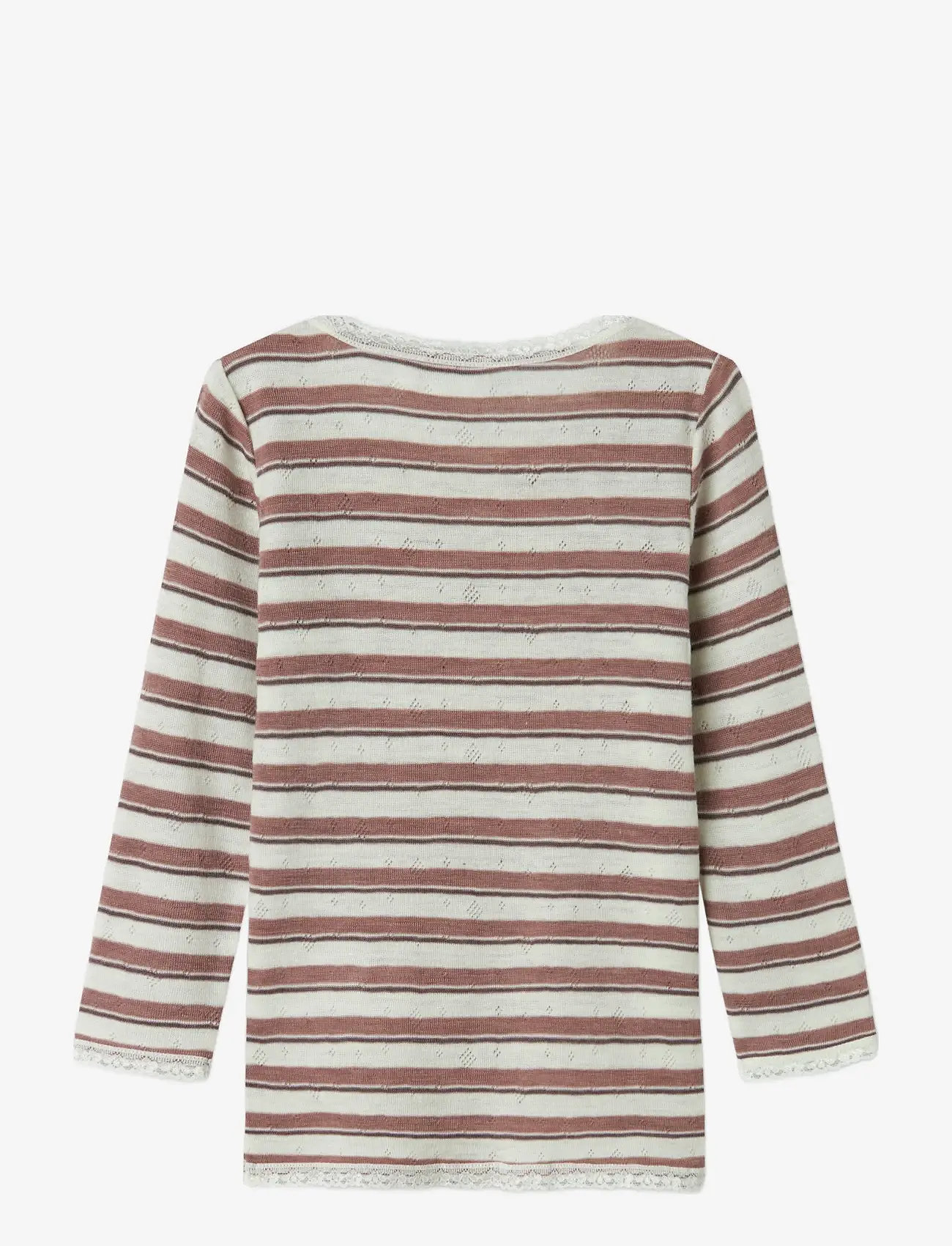 name it - NMFWANG WOOL NEEDLE LS TOP NOOS - sügisesed riided - antler - 1