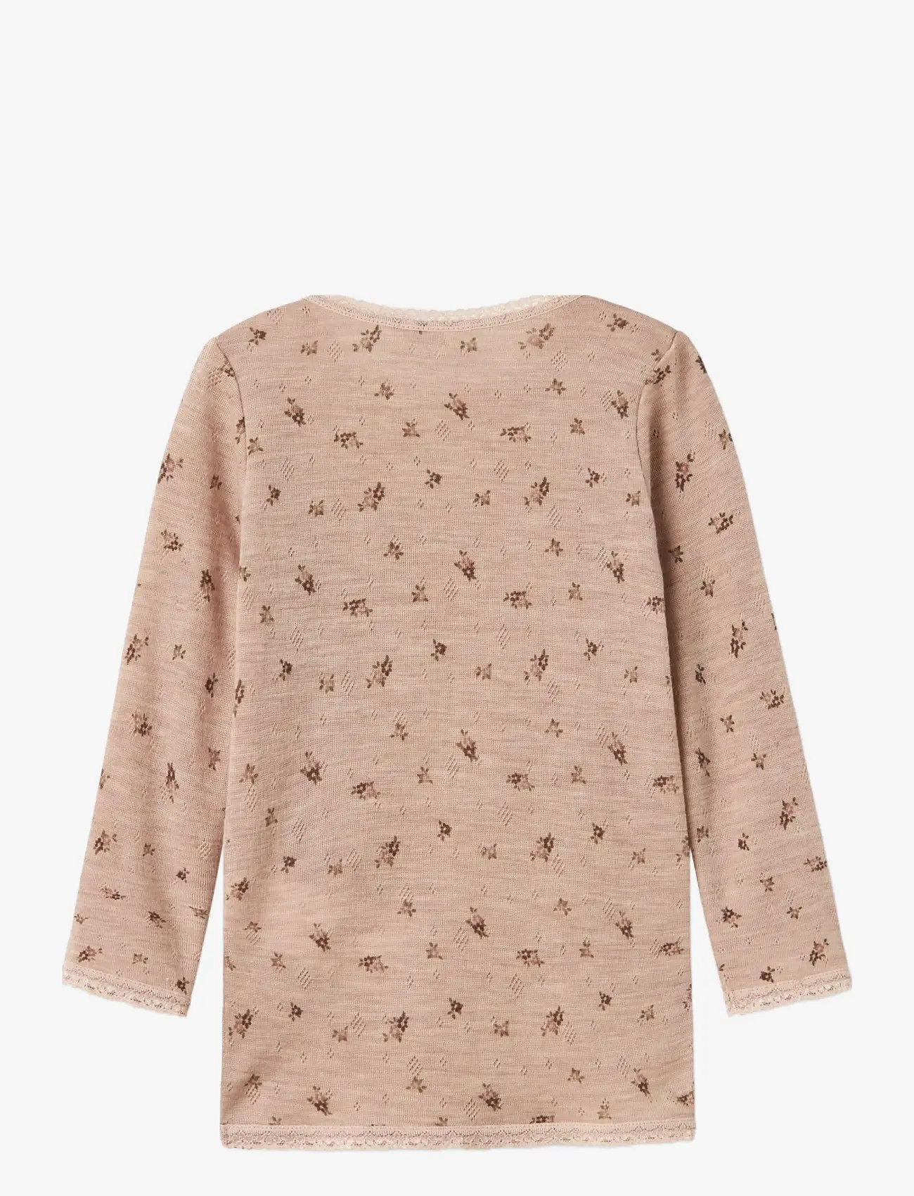 name it - NMFWANG WOOL NEEDLE LS TOP NOOS - sügisesed riided - shadow gray - 1