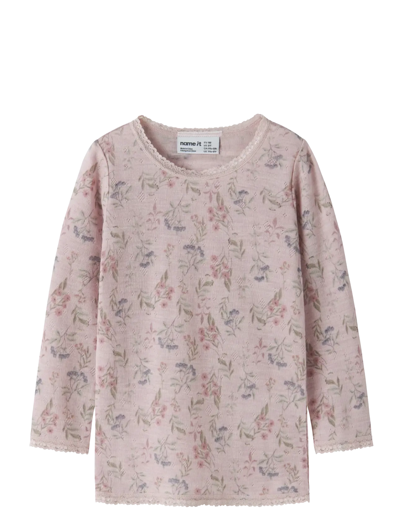 name it | Nmfwang Wool Needle Ls Top Noos | 116