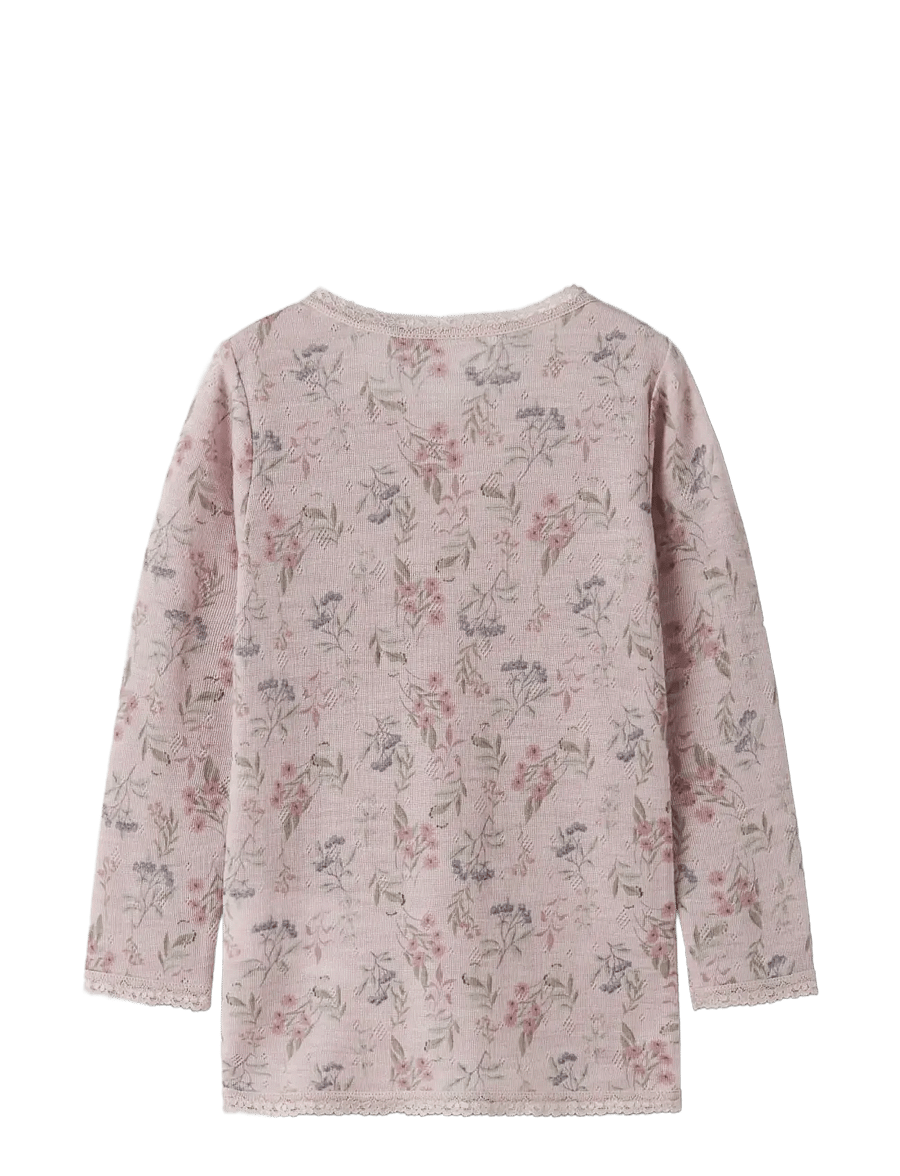 name it - NMFWANG WOOL NEEDLE LS TOP NOOS - langärmelig - violet ice - 1