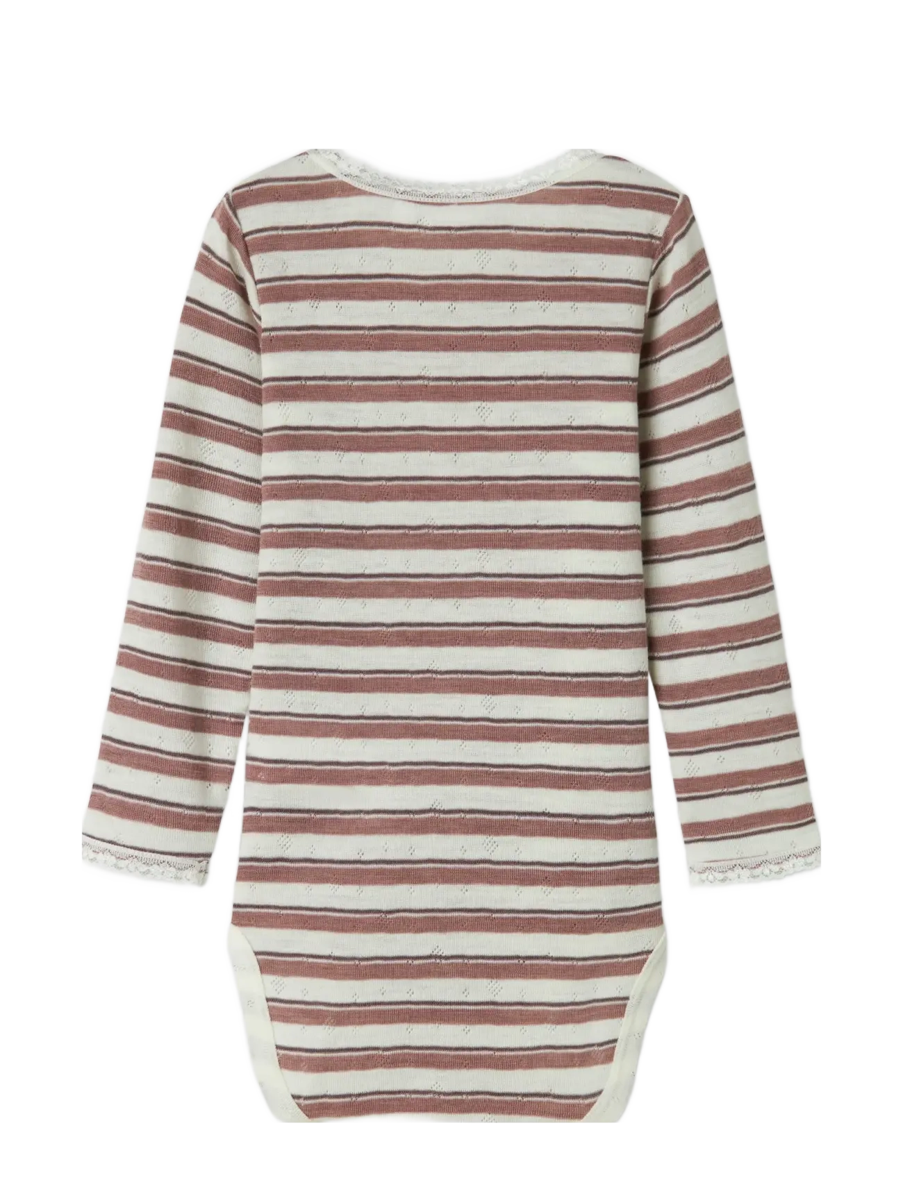 name it - NMFWANG WOOL NEEDLE LS BODY - underställ baby - antler - 2