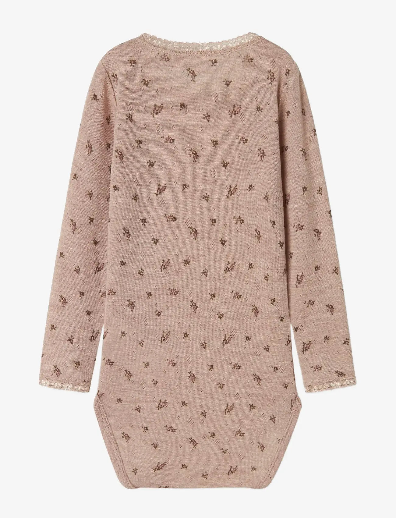 name it - NMFWANG WOOL NEEDLE LS BODY NOOS - alusriided beebidele - shadow gray - 2