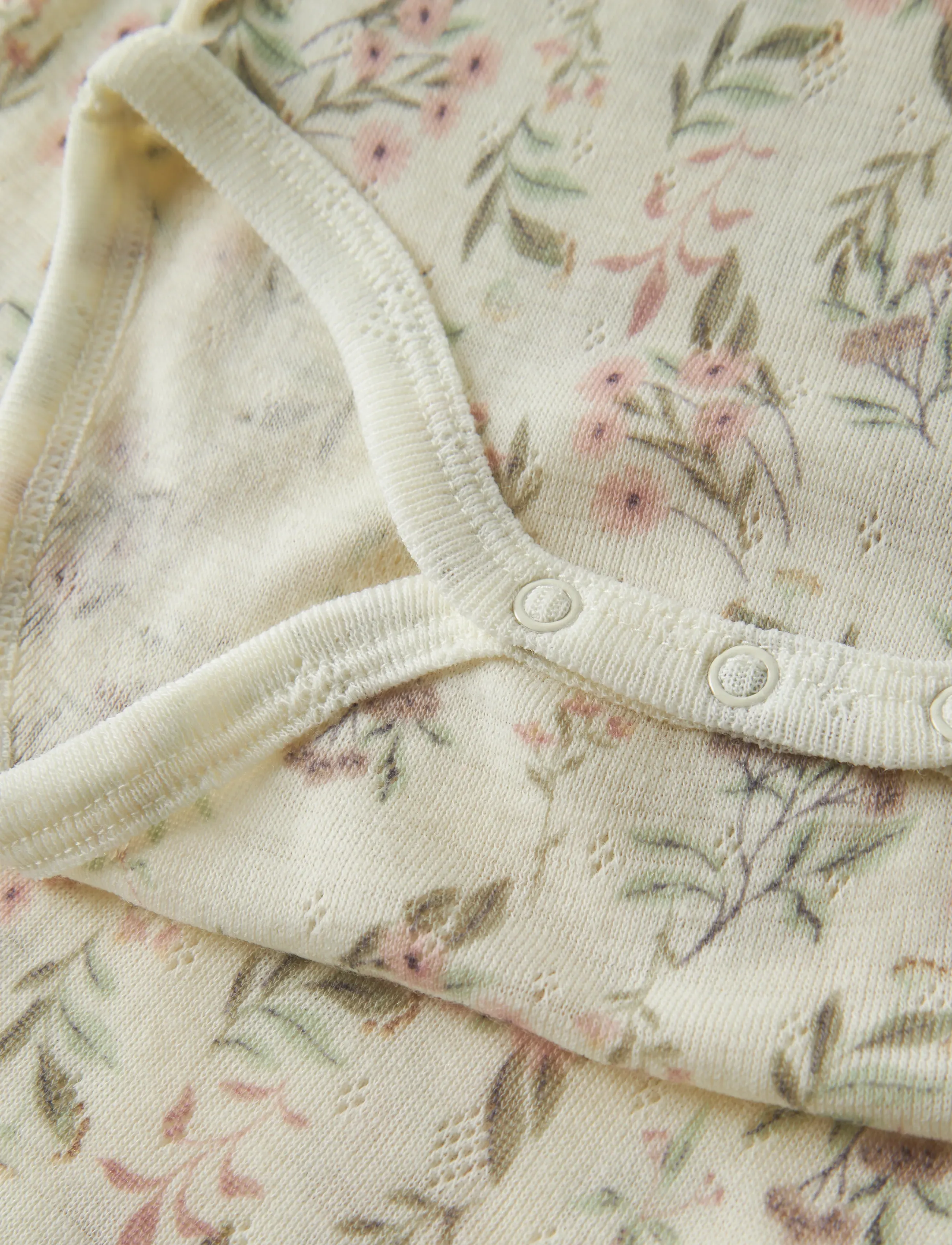 name it - NMFWANG WOOL NEEDLE LS BODY - underställ baby - snow white - 2