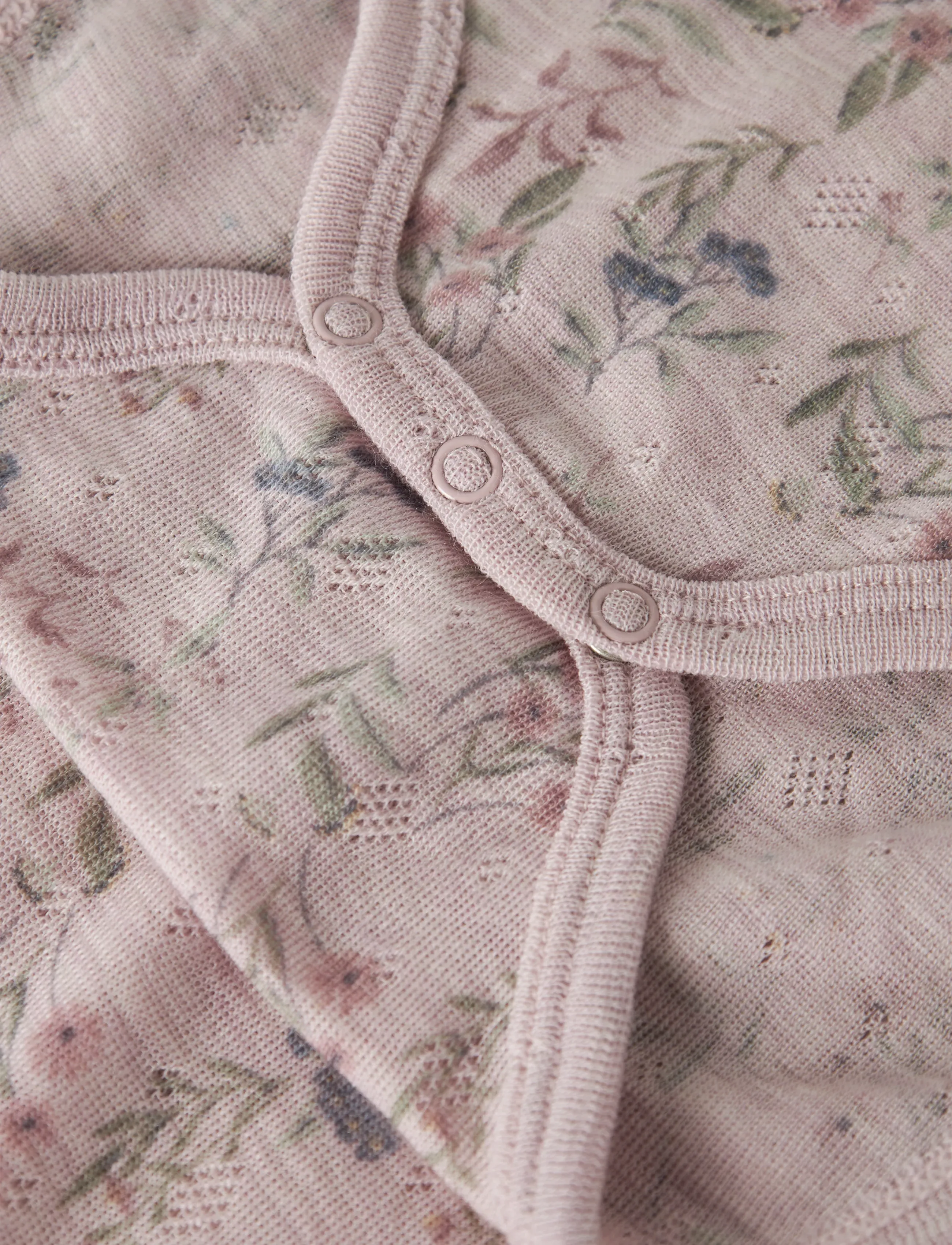 name it - NMFWANG WOOL NEEDLE LS BODY - underställ baby - violet ice - 2