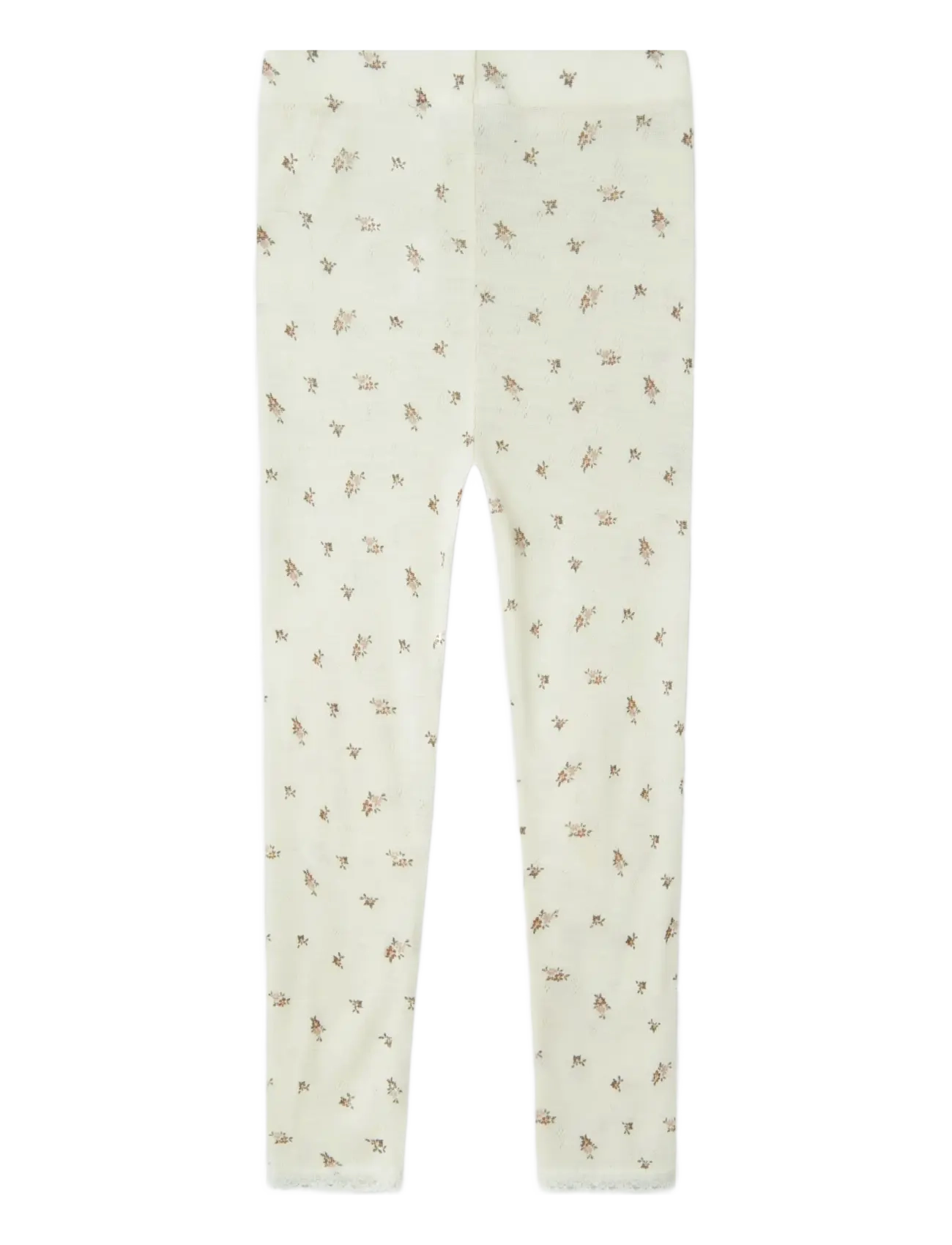 name it - NMFWANG WOOL NEEDLE LEGGING NOOS - laveste priser - snow white - 2