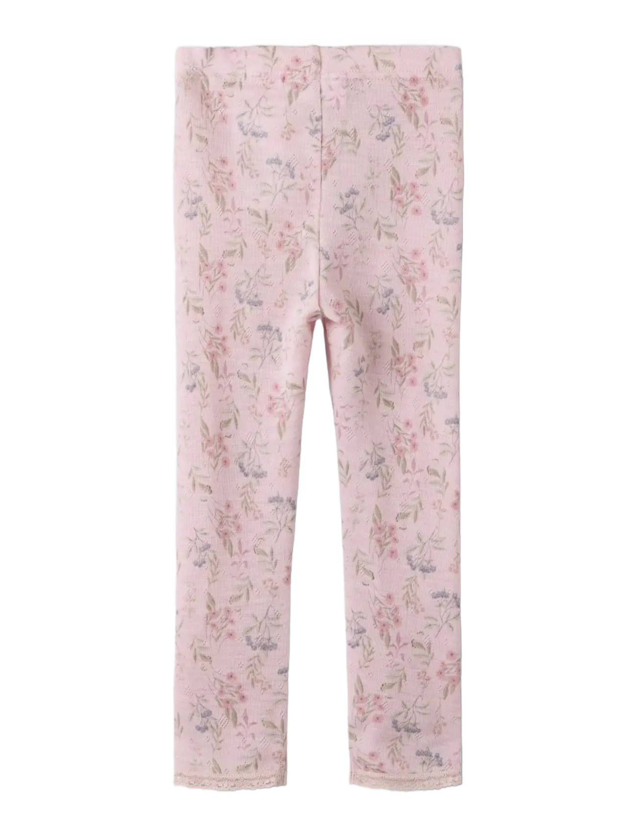 name it - NMFWANG WOOL NEEDLE LEGGING NOOS - underställ baby - violet ice - 1