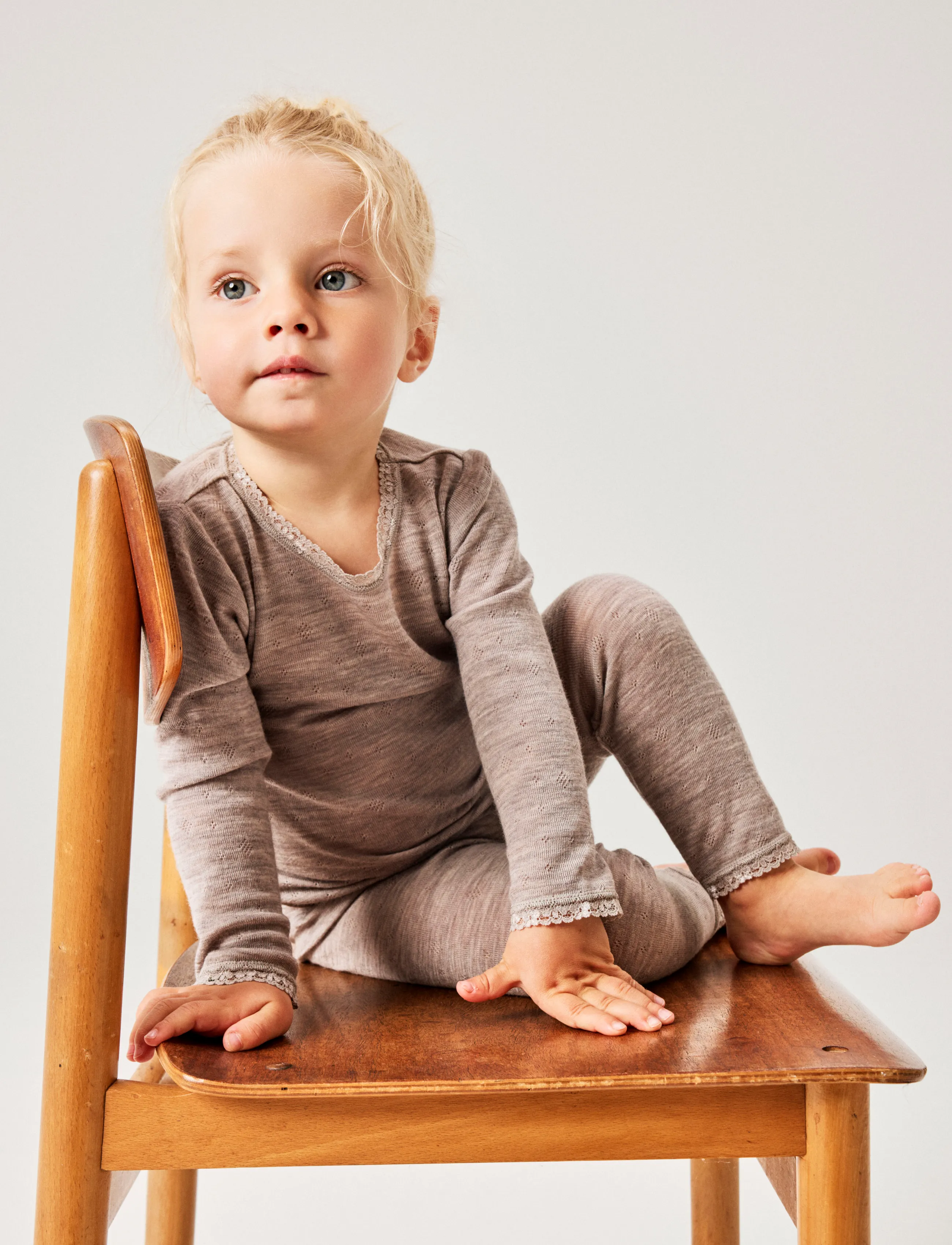 name it - NMFWANG WOOL NEEDLE LS TOP SOLID NOOS - pikkade varrukatega t-särgid - satellite - 2