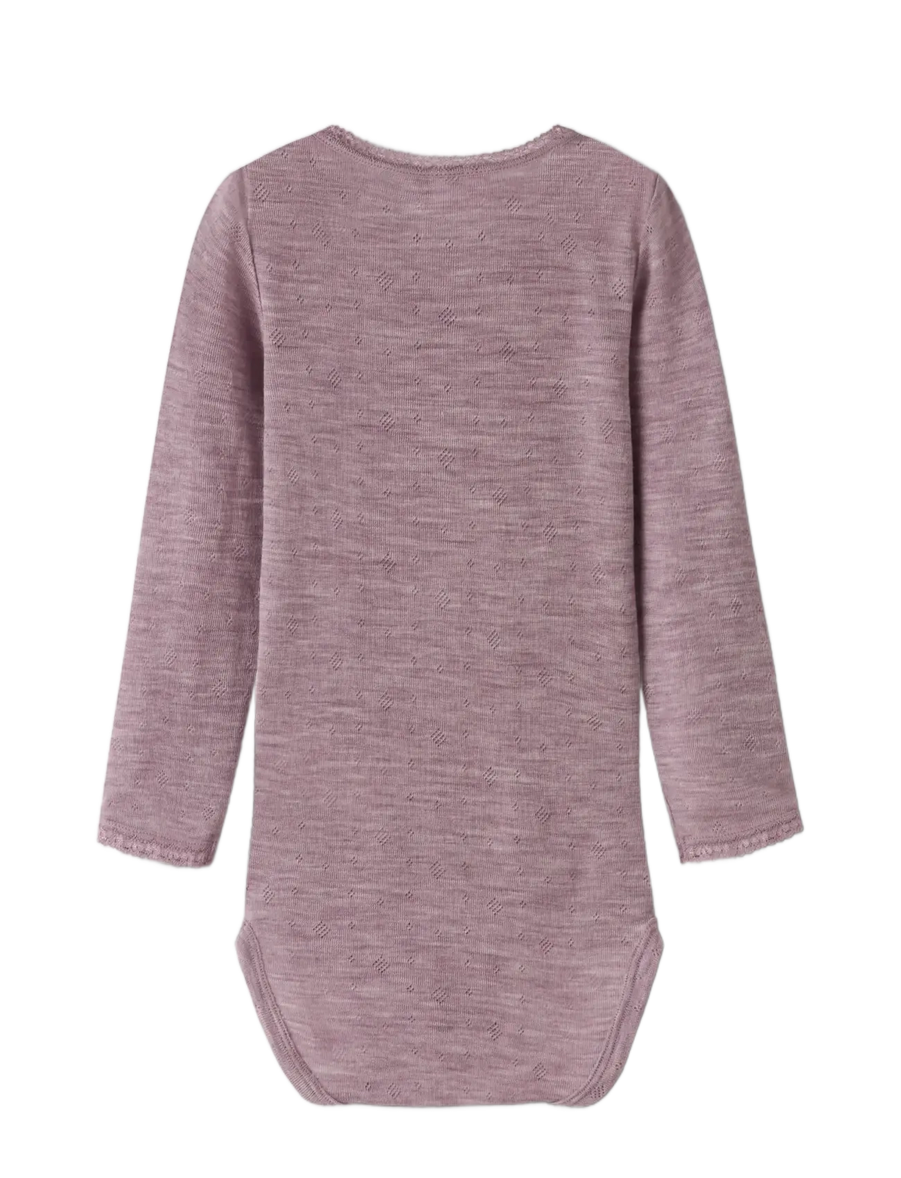 name it - NMFWANG WOOL NEEDLE LS BODY SOLID - base layer baby - toadstool - 1