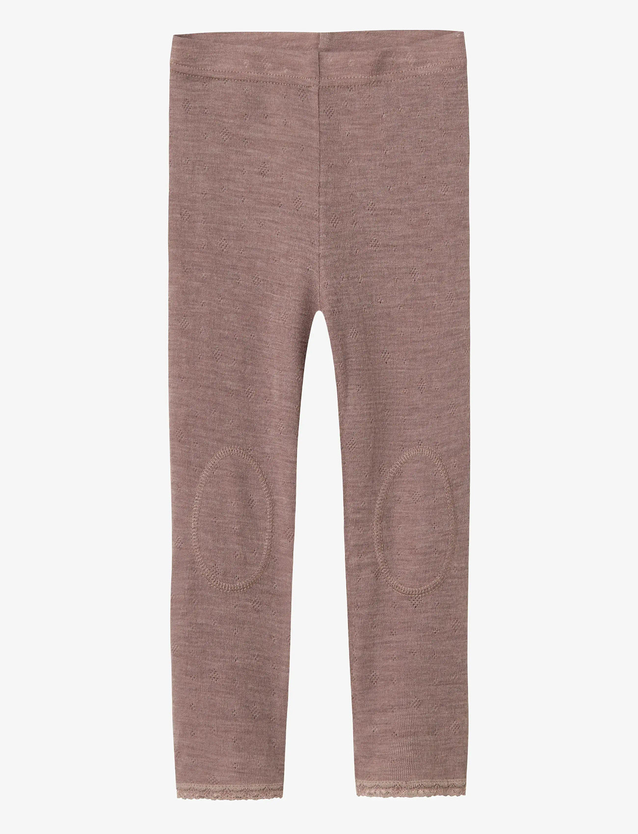 name it - NMFWANG WOOL NEEDLE LEGGING SOLID NOOS - de laveste prisene - antler - 1