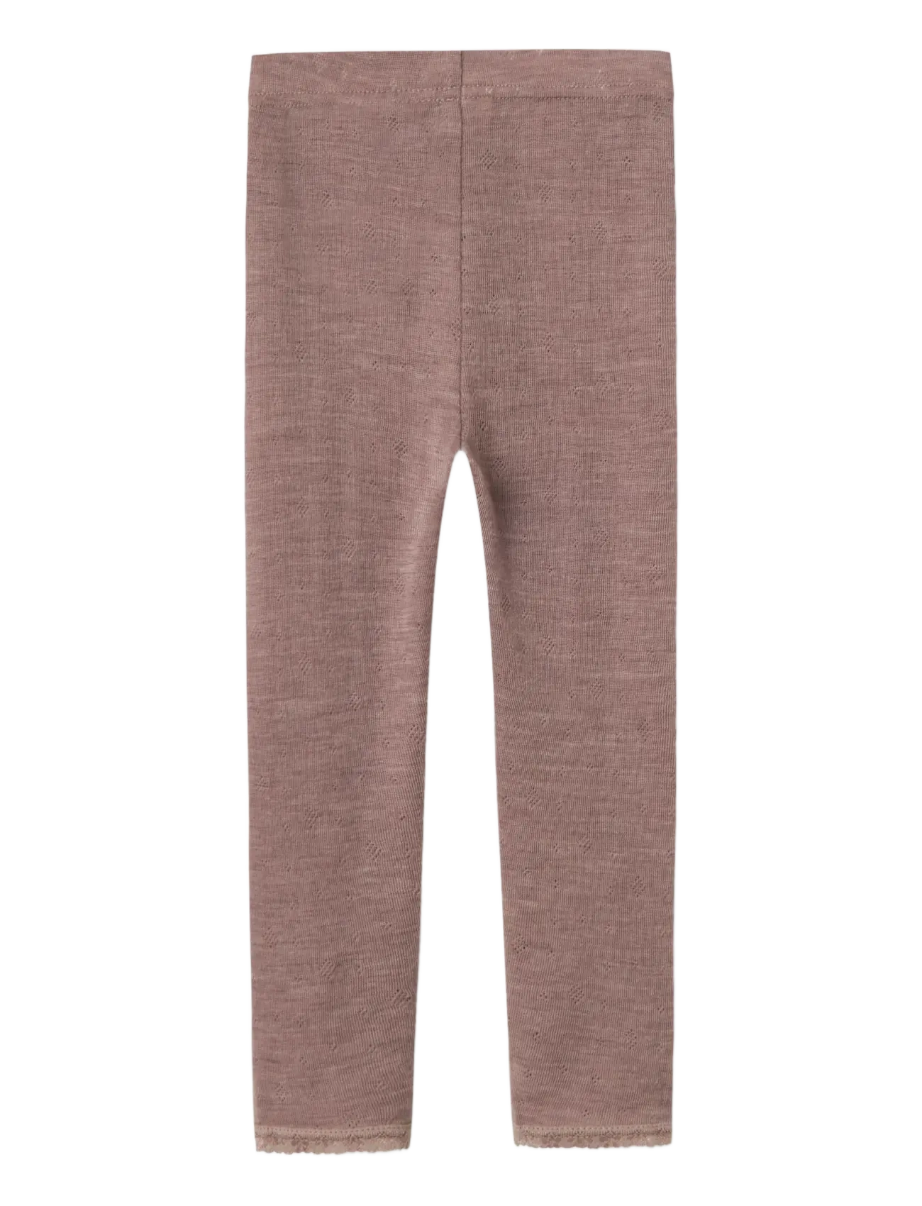 name it - NMFWANG WOOL NEDDLE LEGGING SOLID NOOS - base layer baby - antler - 2