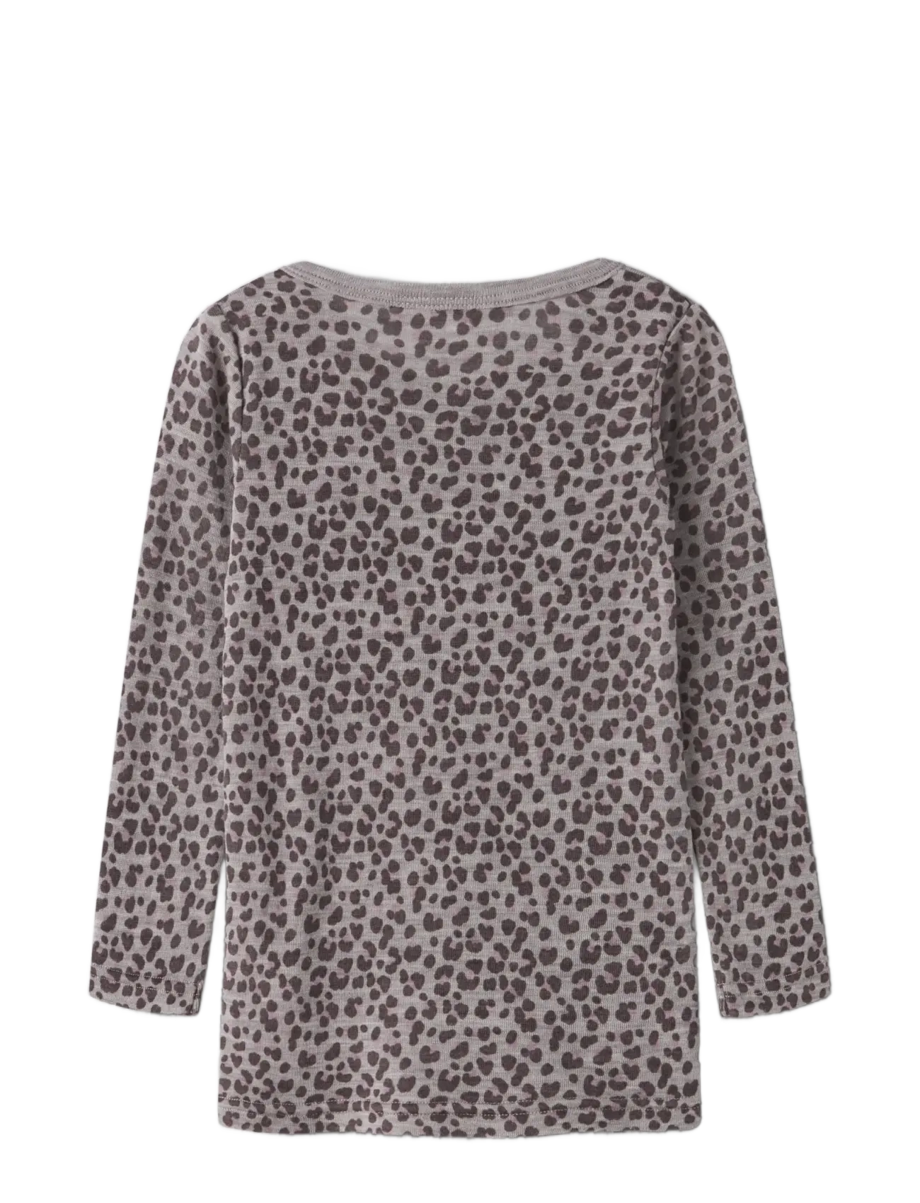 name it - NMFWANG WOOL RIB LS TOP AOP - satellite - 1