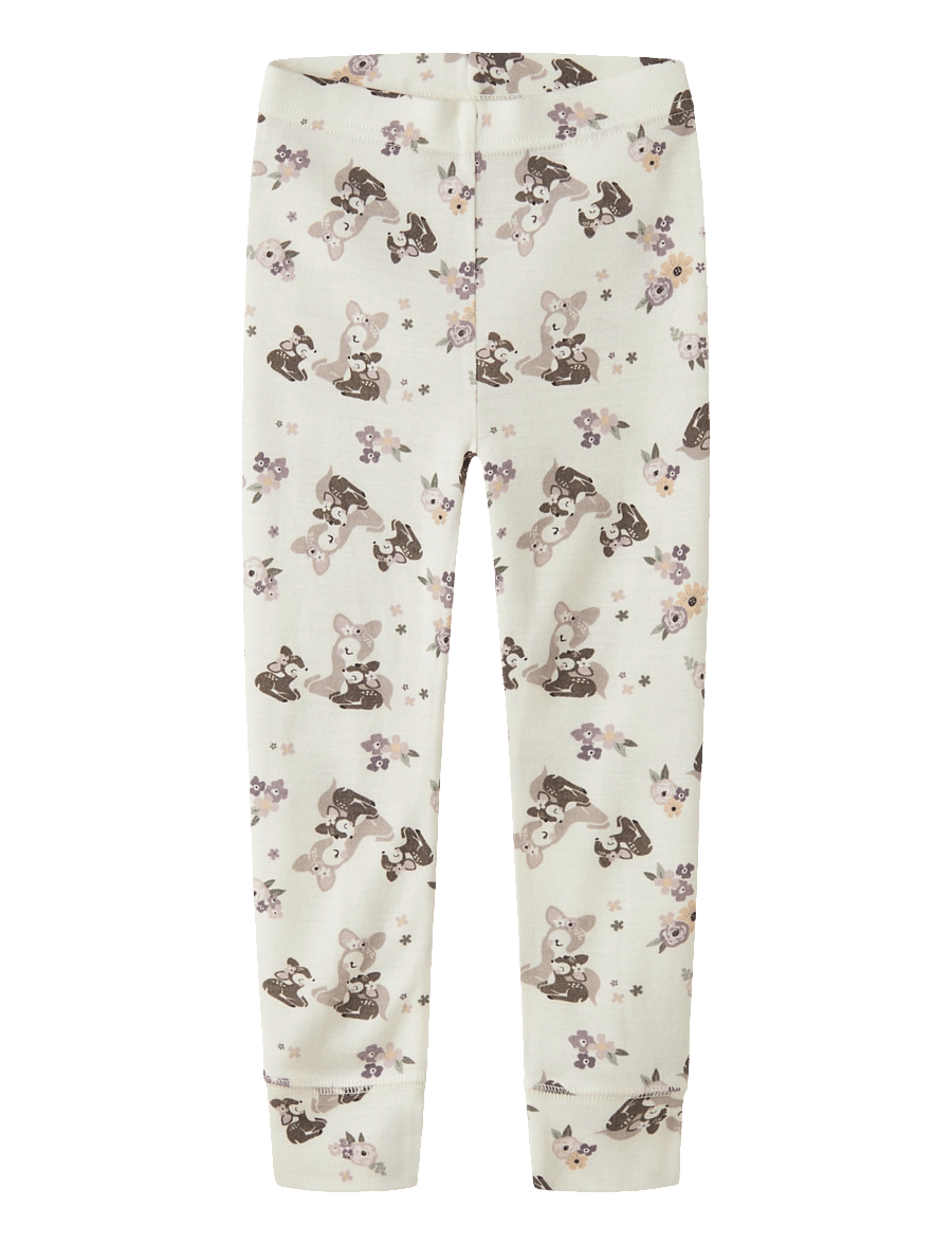 name it - NMFWILLIT WOOL LEGGING - snow white - 0