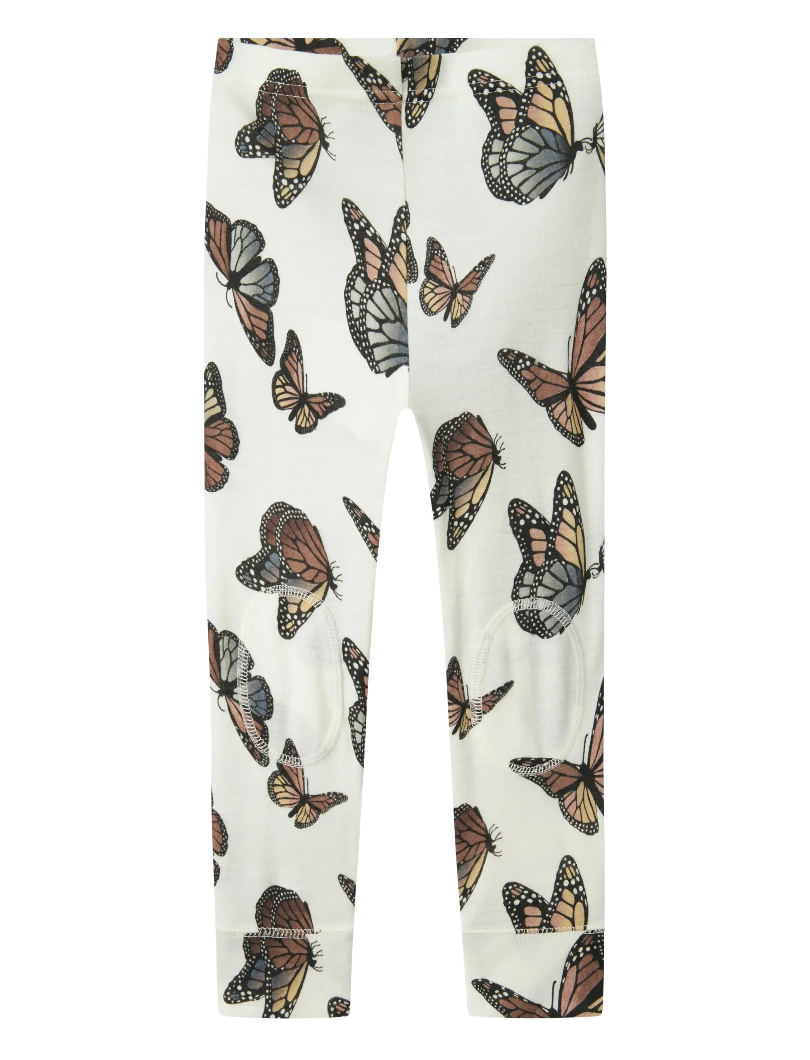 name it Nmfwillitus Wool Legging, 92, Brown, Underdele > Leggings, Børn