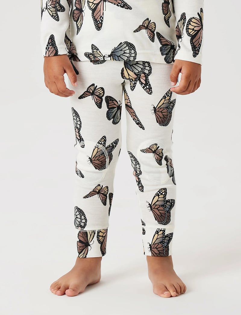 name it - NMFWILLITUS WOOL LEGGING - alusriided beebidele - snow white - 2