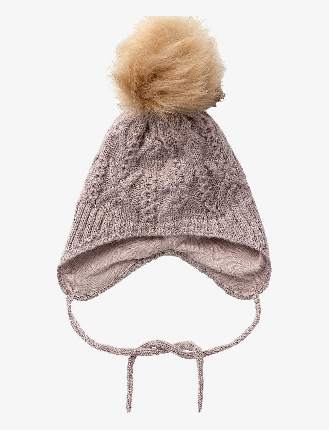 name it - NMFWRILLA WOOL KNIT HAT - accessories - purple dove - 0