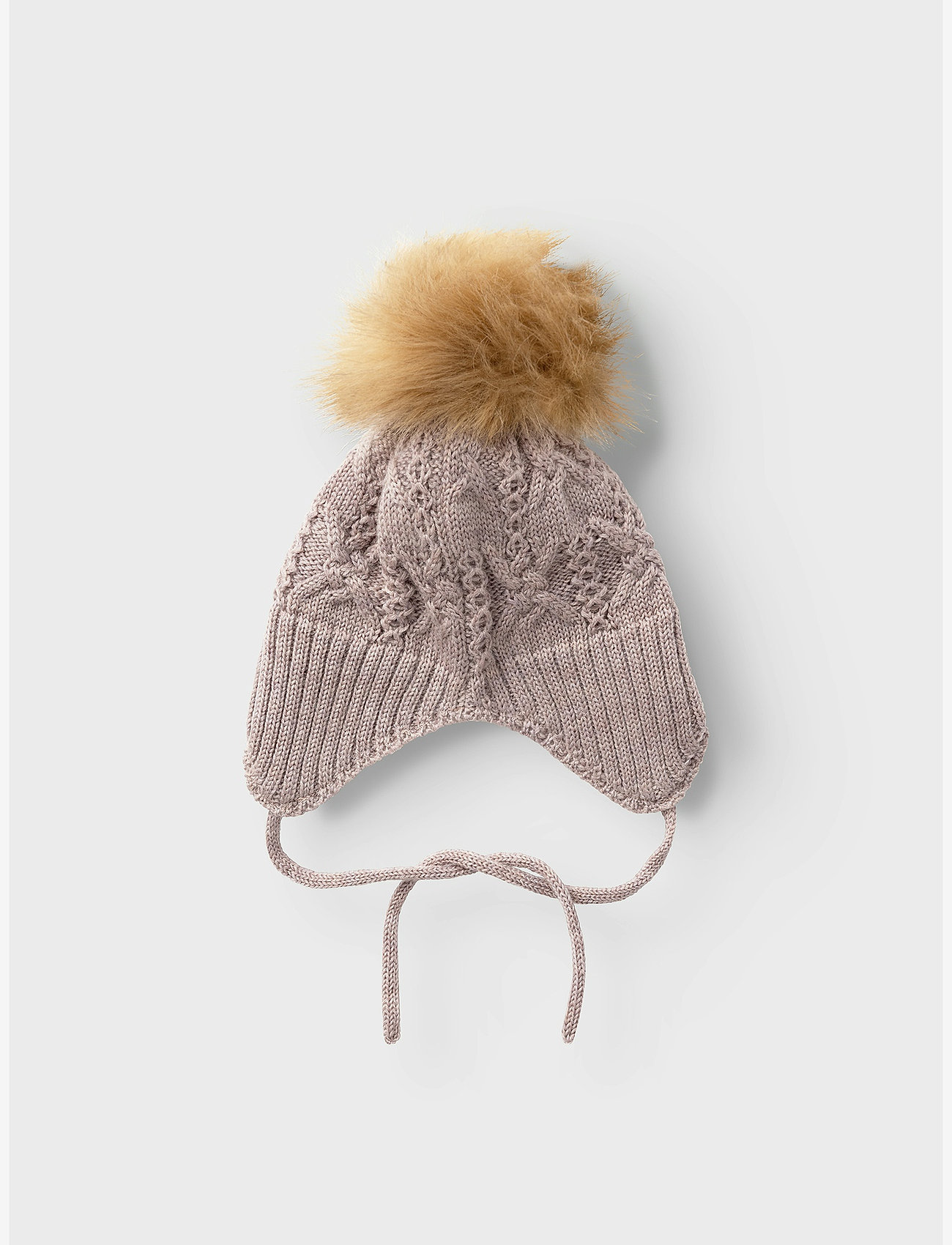 name it - NMFWRILLA WOOL KNIT HAT - accessories - purple dove - 1