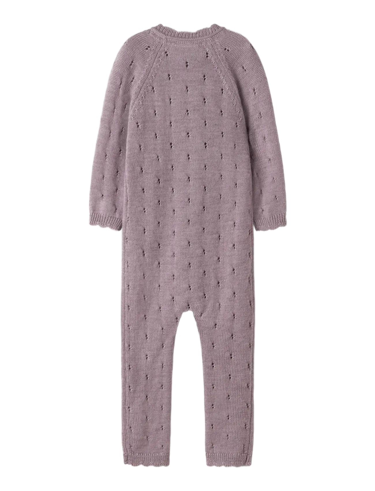 name it - NMFWRILLA WOOL LS KNIT SUIT - funkionsunterwäsche - baby - toadstool - 1
