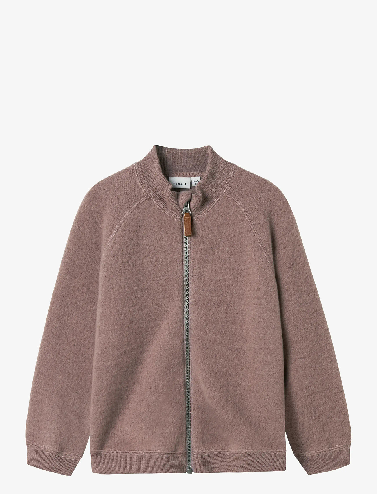name it - NMFWMINO WOOL BRUSHED LS CARD - herbstliche kleidung - antler - 0