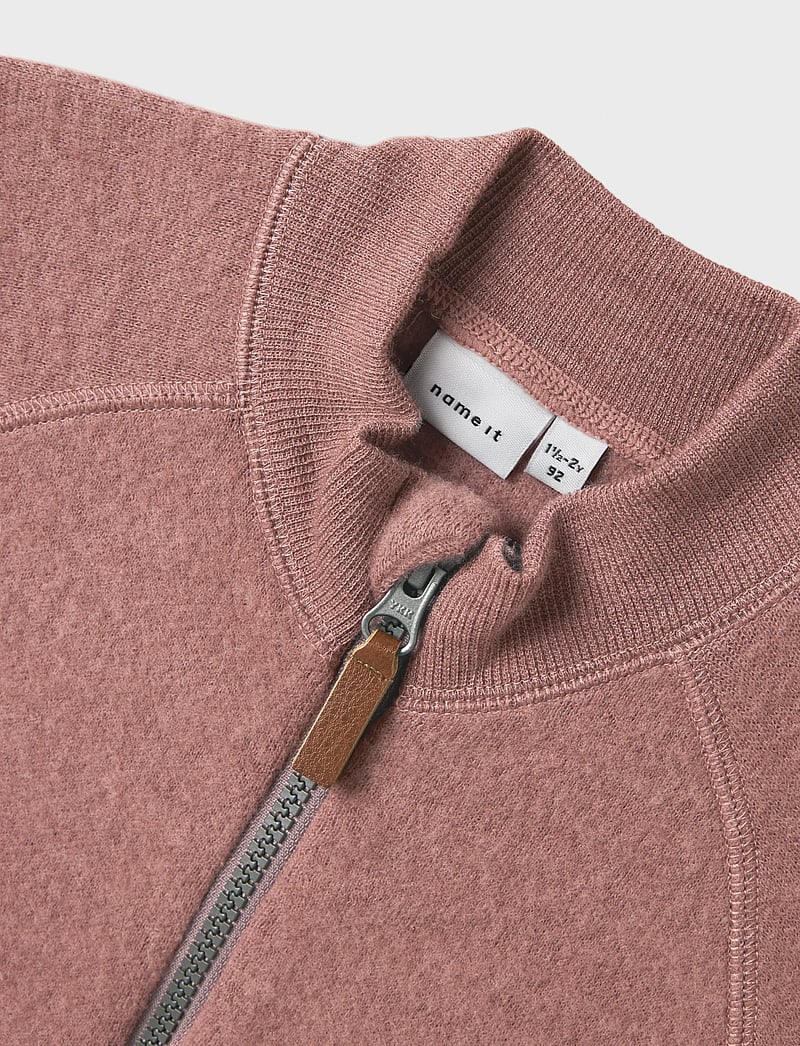 name it - NMFWMINO WOOL BRUSHED LS CARD - cardigans - antler - 3