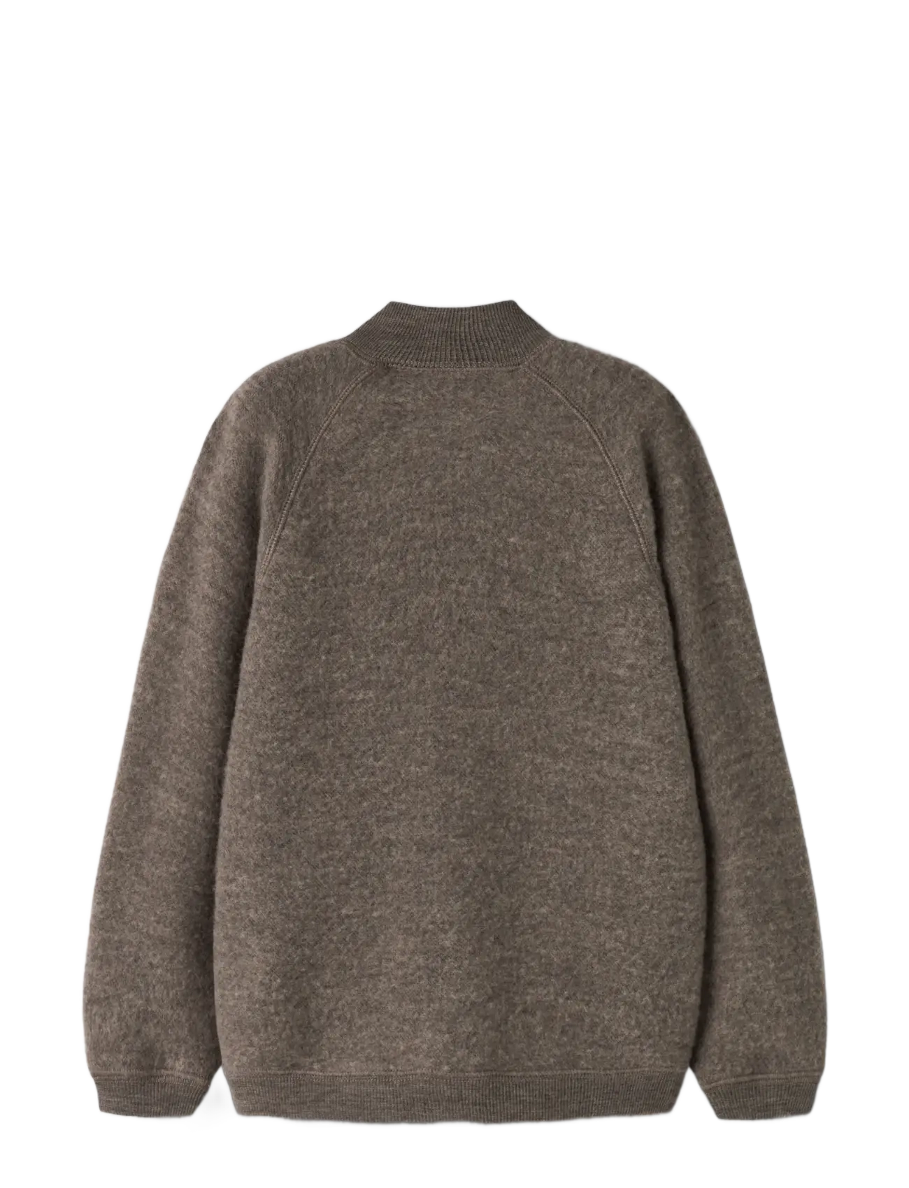 name it - NMFWMINO WOOL BRUSHED LS CARD - morel - 1
