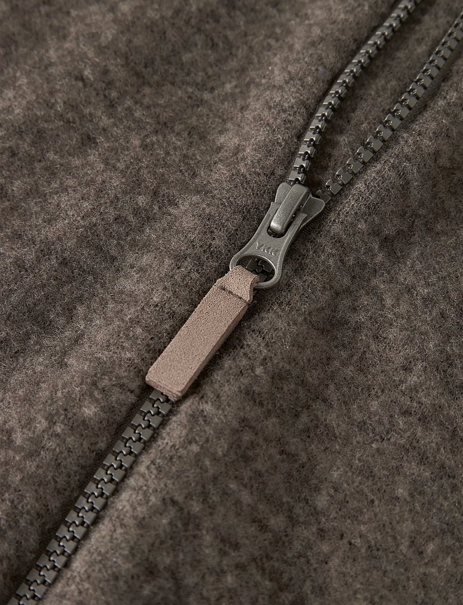 name it - NMFWMINO WOOL BRUSHED LS CARD - morel - 2