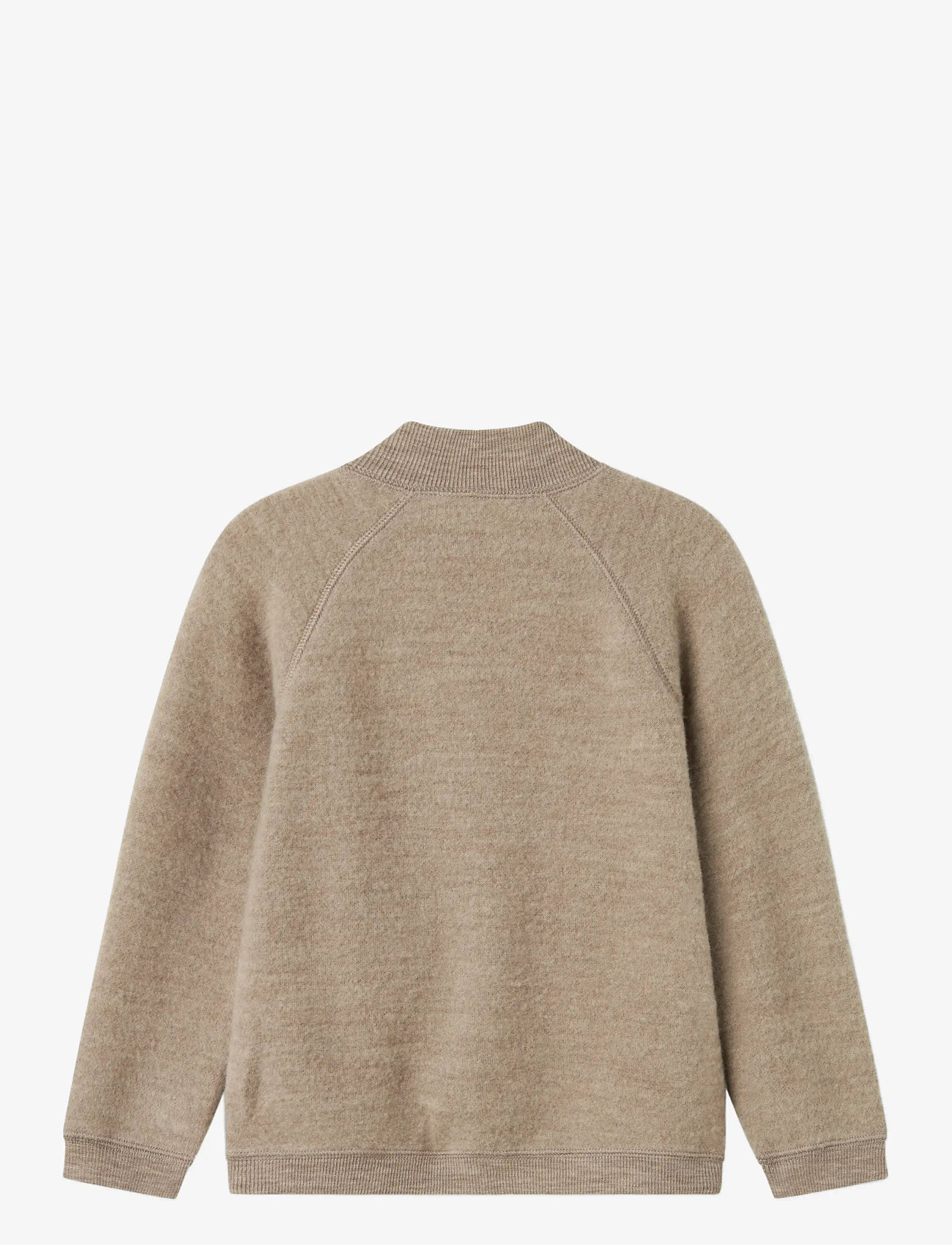 name it - NMFWMINO WOOL BRUSHED LS CARD - efterårstøj - satellite - 1