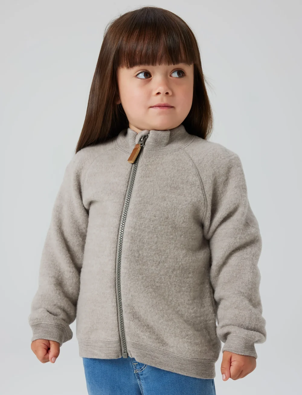 name it - NMFWMINO WOOL BRUSHED LS CARD - gebreide vesten - satellite - 0