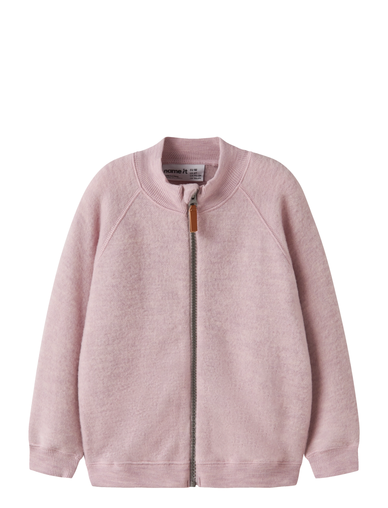 name it NMFWMINO WOOL BRUSHED LS CARD - Kläder - VIOLET ICE / purple