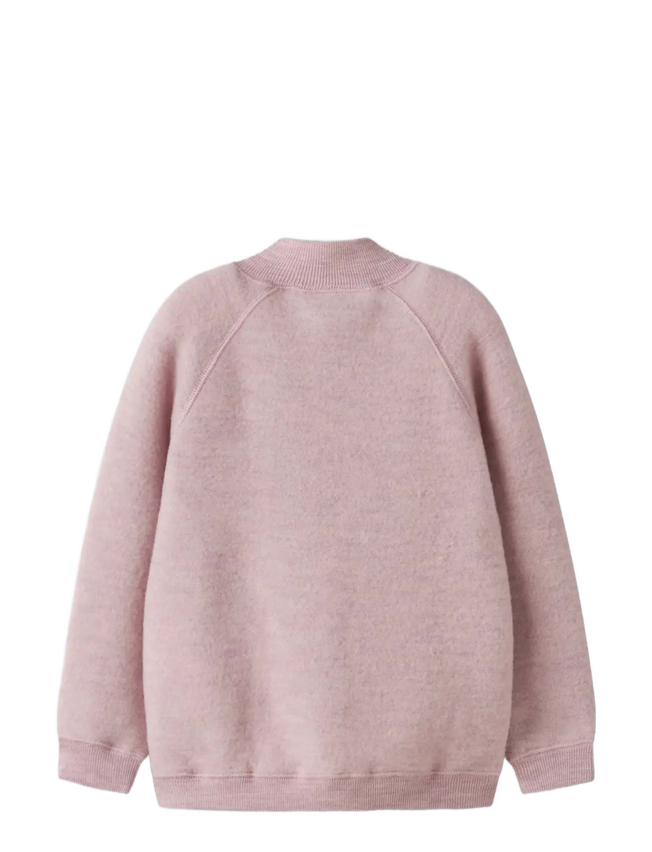 name it - NMFWMINO WOOL BRUSHED LS CARD - violet ice - 2