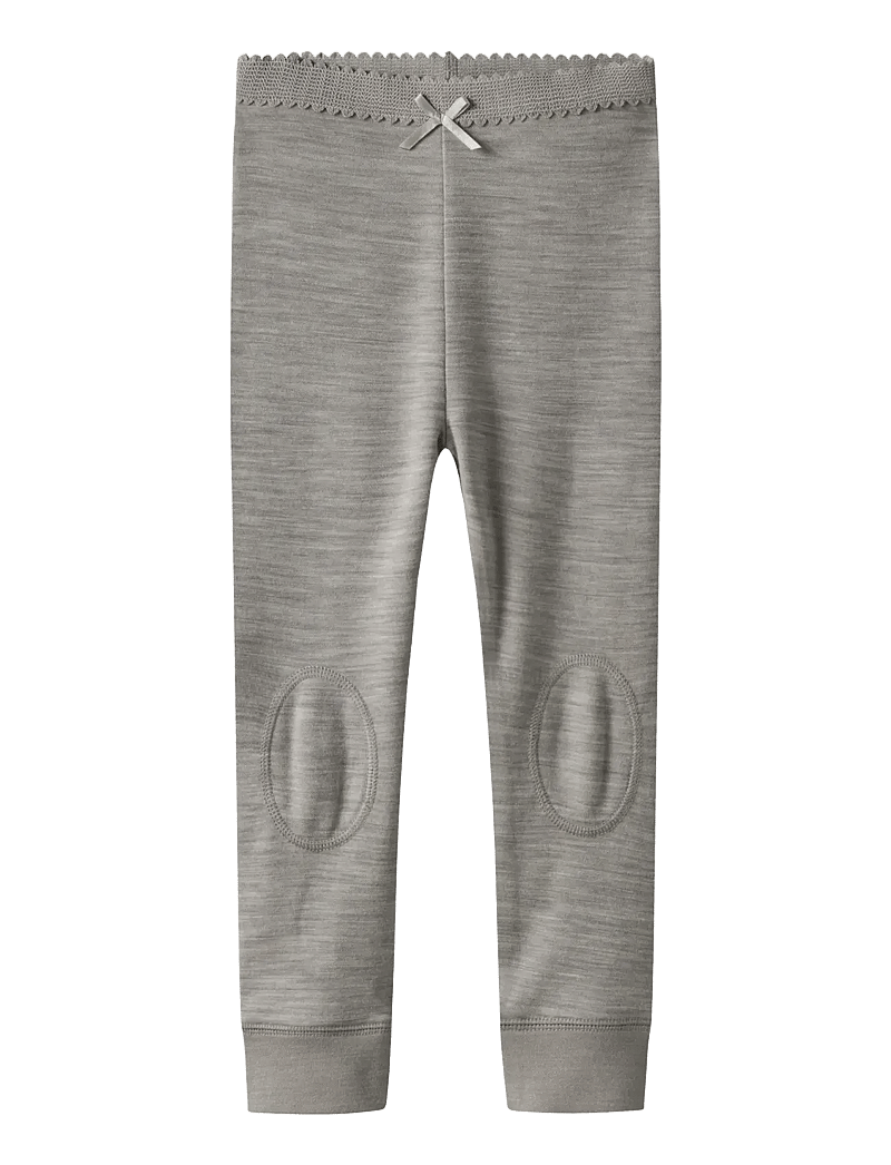 name it - NMFWYLA WO/VI LEGGING - funkionsunterwäsche - hosen - satellite - 1