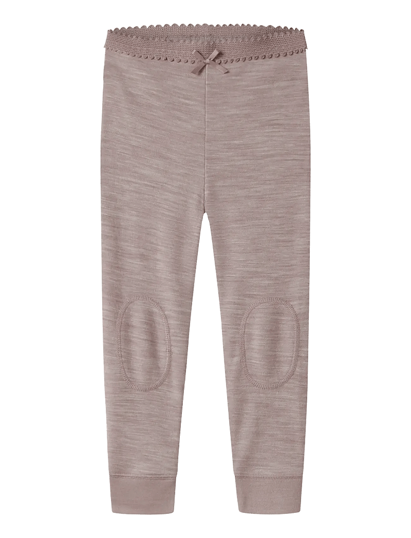 name it - NMFWYLA WO/VI LEGGING - funkionsunterwäsche - hosen - shadow gray - 1