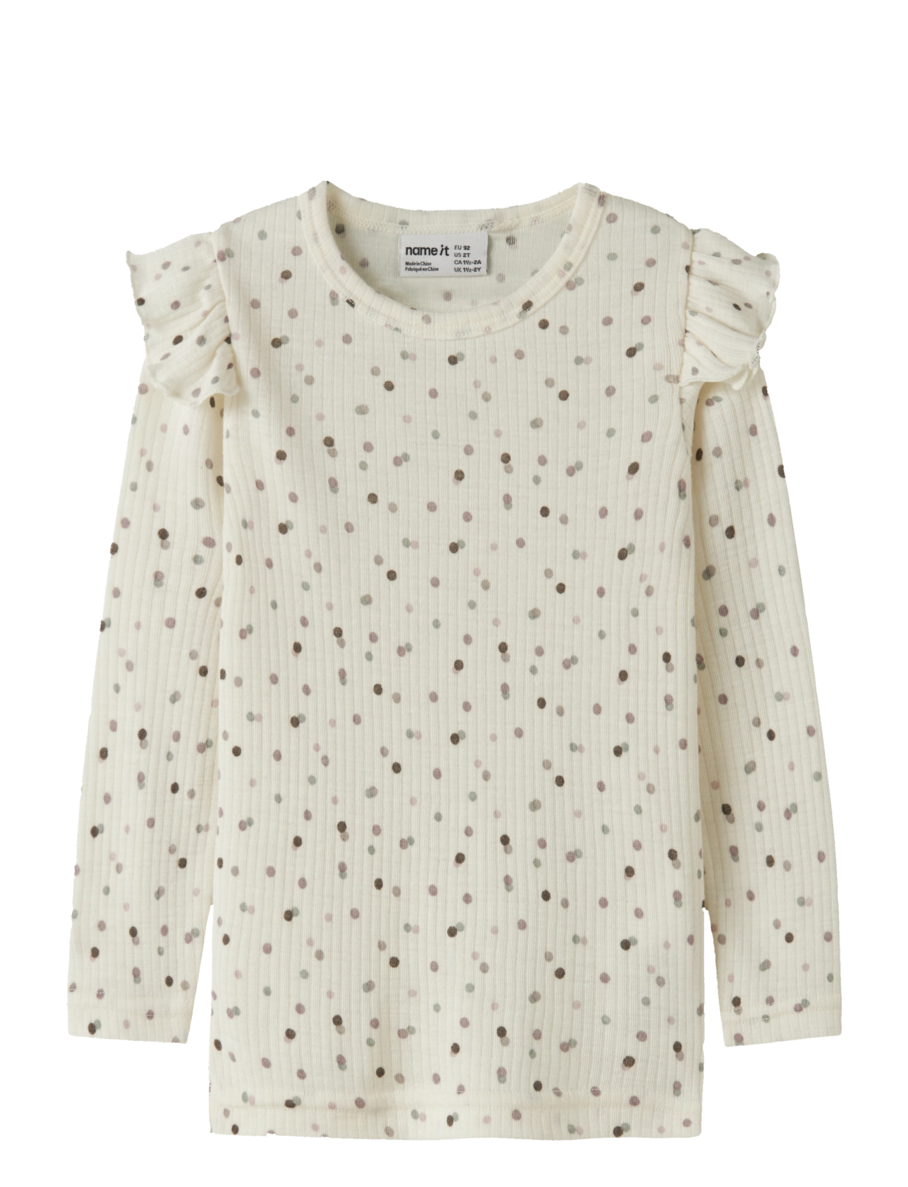 name it NMFWOMI WO/MO LS TOP - Baselayer overdele - SNOW WHITE / white