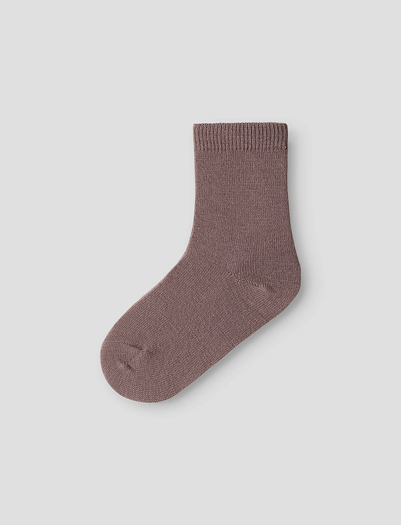 name it - NMFWAK WO/BL 4P SOCK - strømper - shadow gray - 2