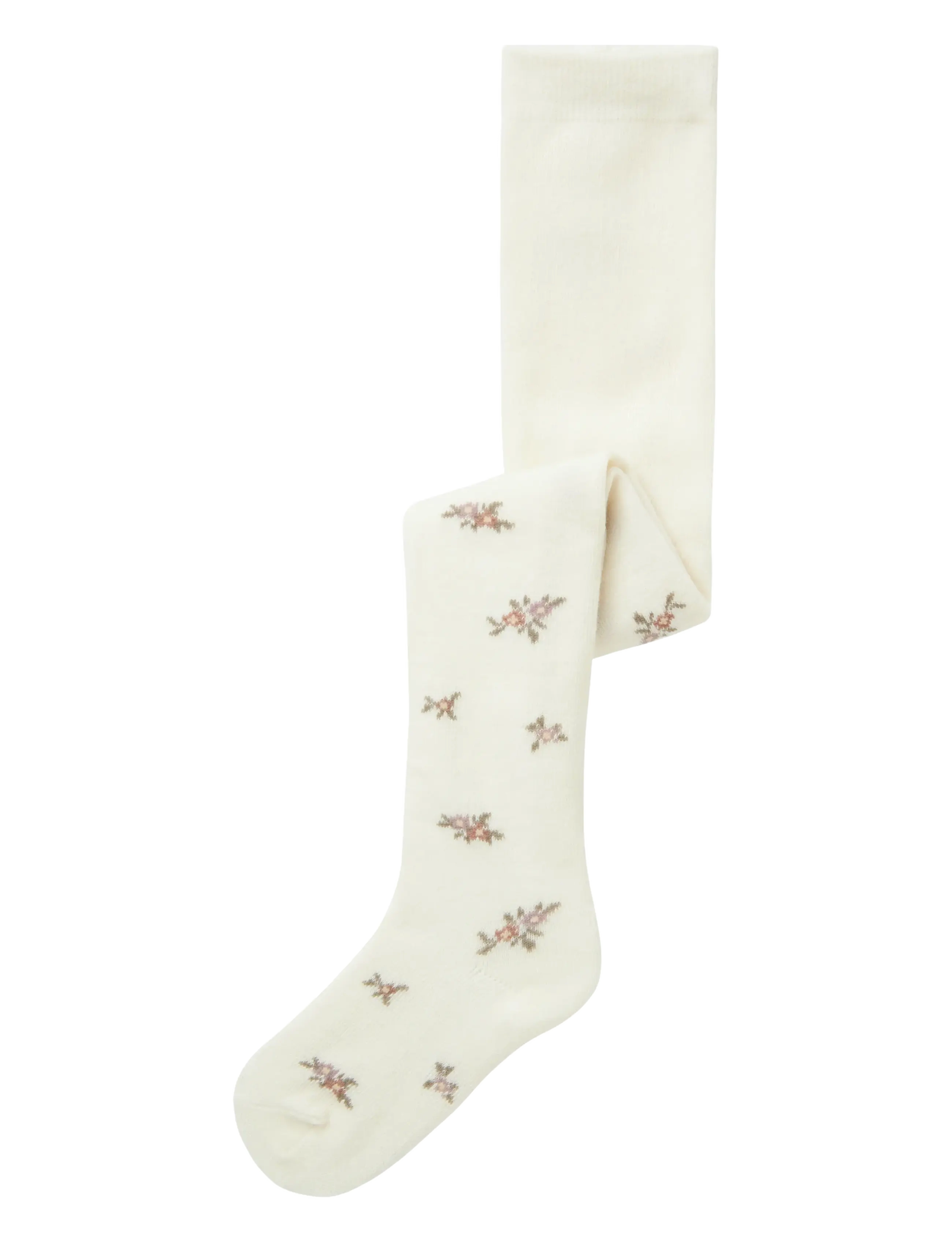 name it NMFWAK WO/BL PANTYHOSE AOJ - Strumpbyxor - SNOW WHITE / cream