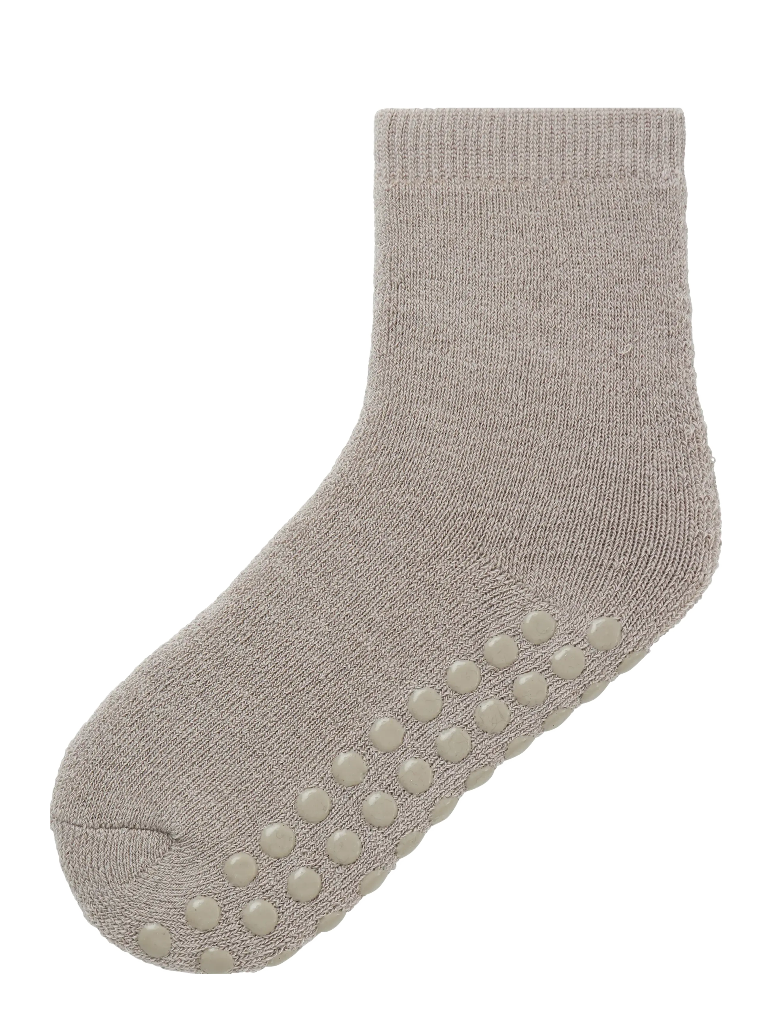 name it NMFWAKSI WO/BL TERRY SOCK W/NON SKID - Socken & Strumpfhosen - SATELLITE / beige