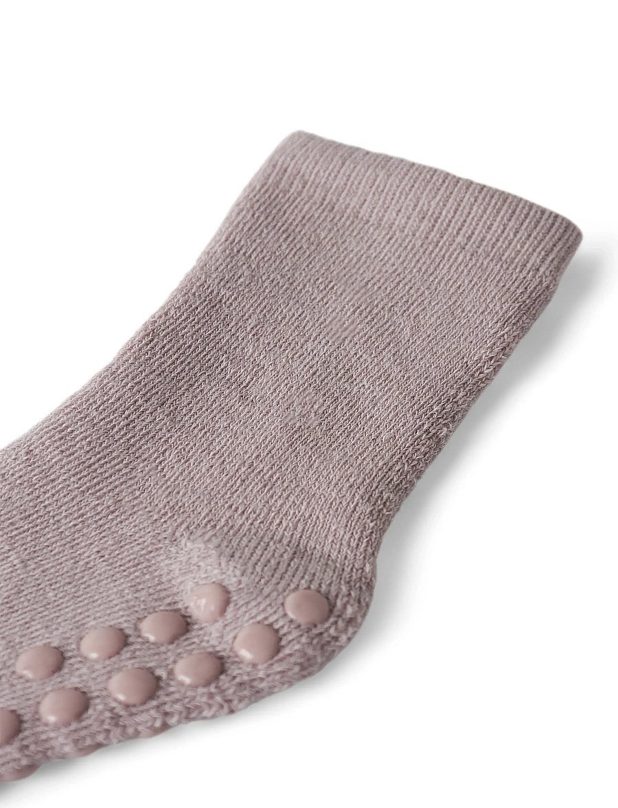 name it - NMFWAKSI WO/BL TERRY SOCK W/NON SKID - halksockor - shadow gray - 1