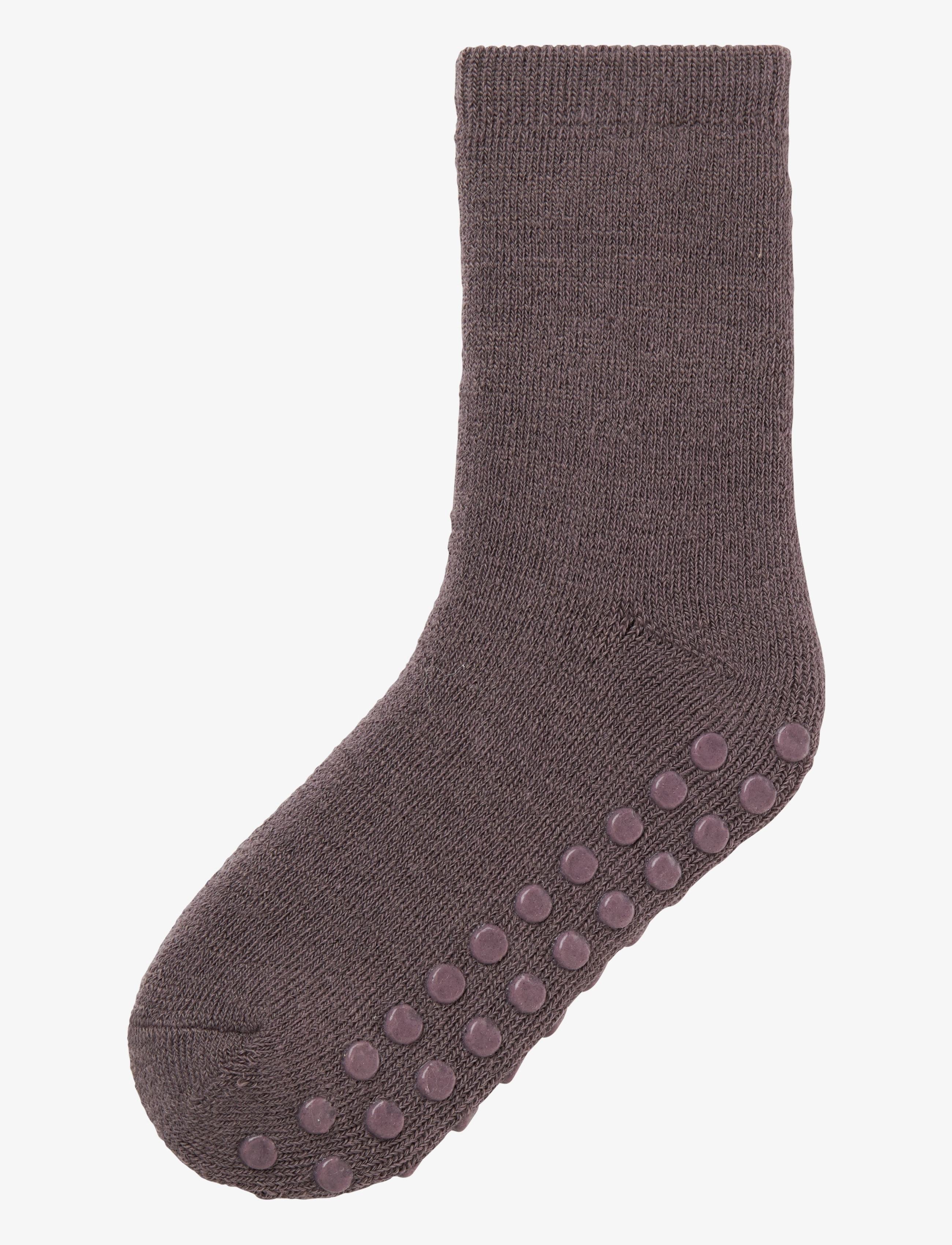 name it NMFWAKSI WO/BL TERRY SOCK W/NON SKID - Skridsikre sokker - SPARROW / brown