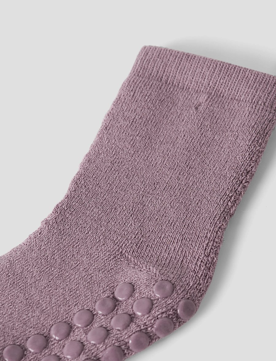 name it - NMFWAKSI WO/BL TERRY SOCK W/NON SKID - anti-rutsch socken - toadstool - 1