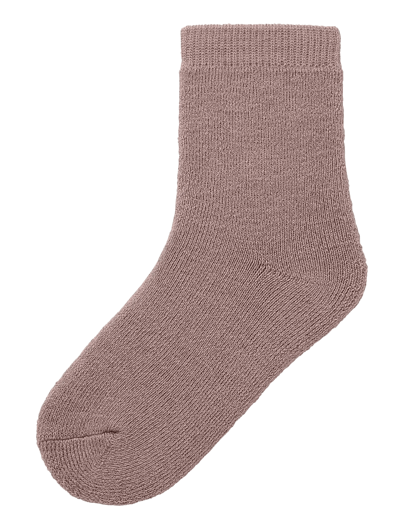 name it - NMFWAKSI WO/BL TERRY SOCK - antler - 0
