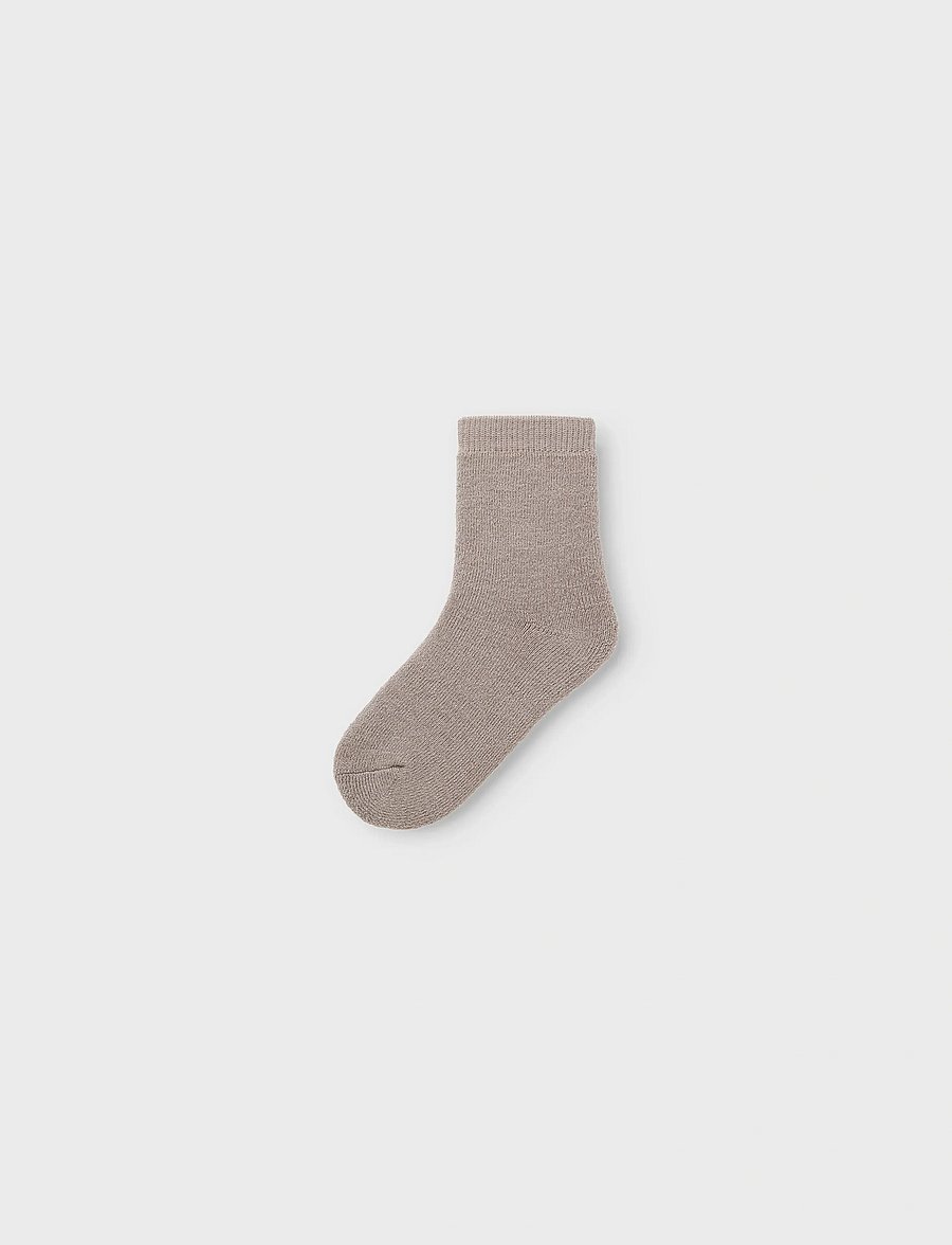 name it - NMFWAKSI WO/BL TERRY SOCK - strümpfe - satellite - 0