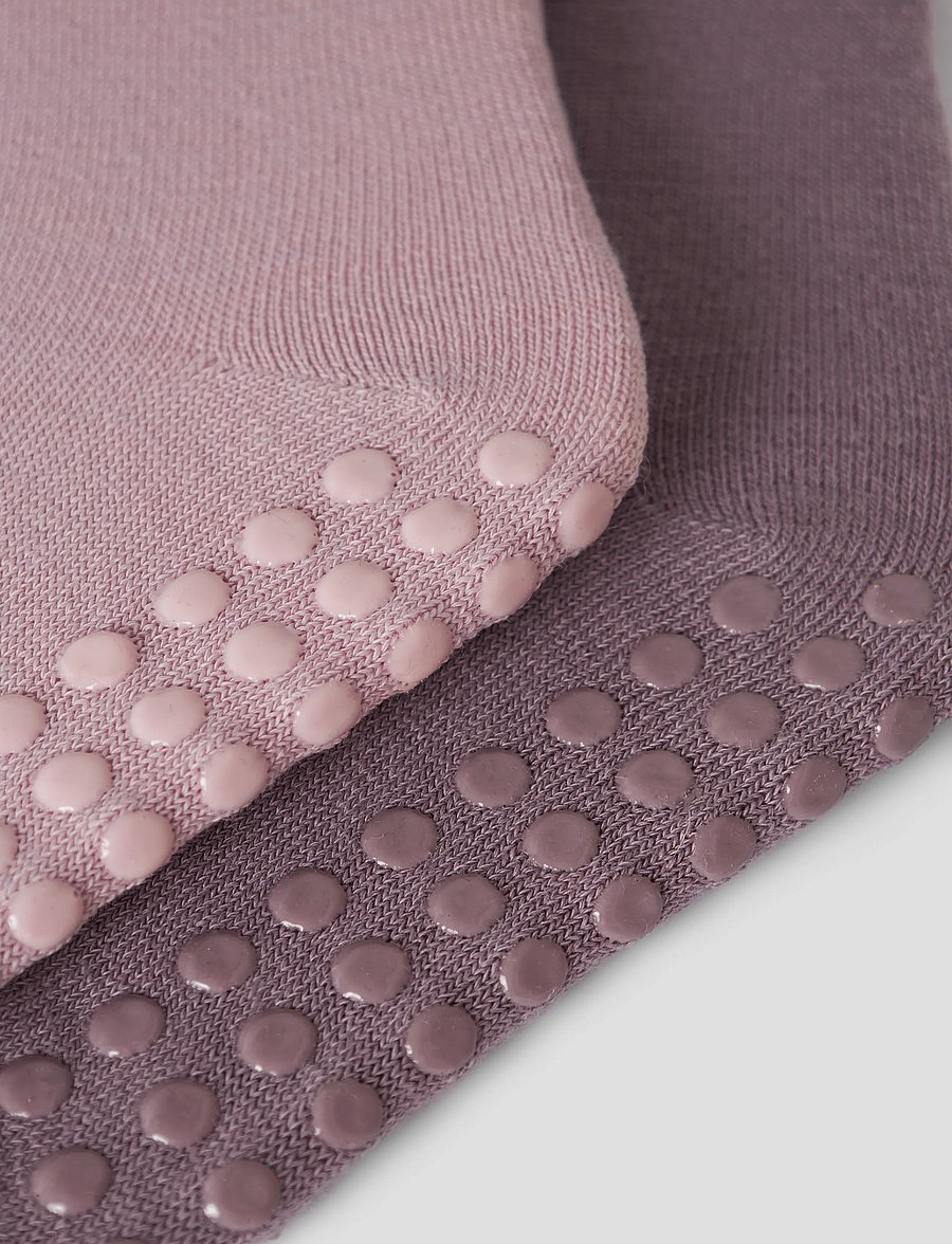 name it - NMFWAK WO/BL 2P SOCK W/NON SKID - halksockor - violet ice - 2