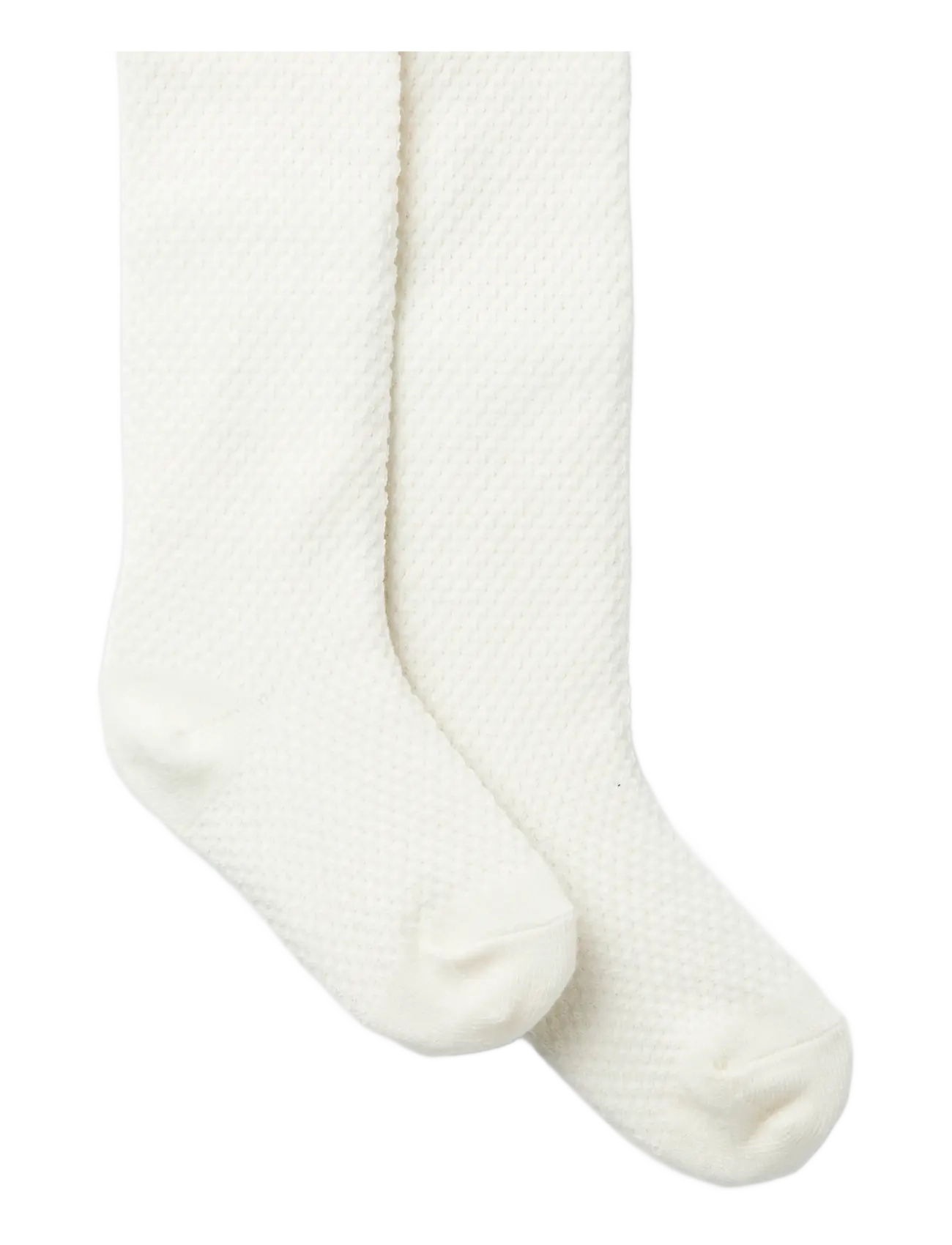 name it - NMFWAKMA WO/BL STRUCTURE PANTYHOSE - tights - snow white - 2
