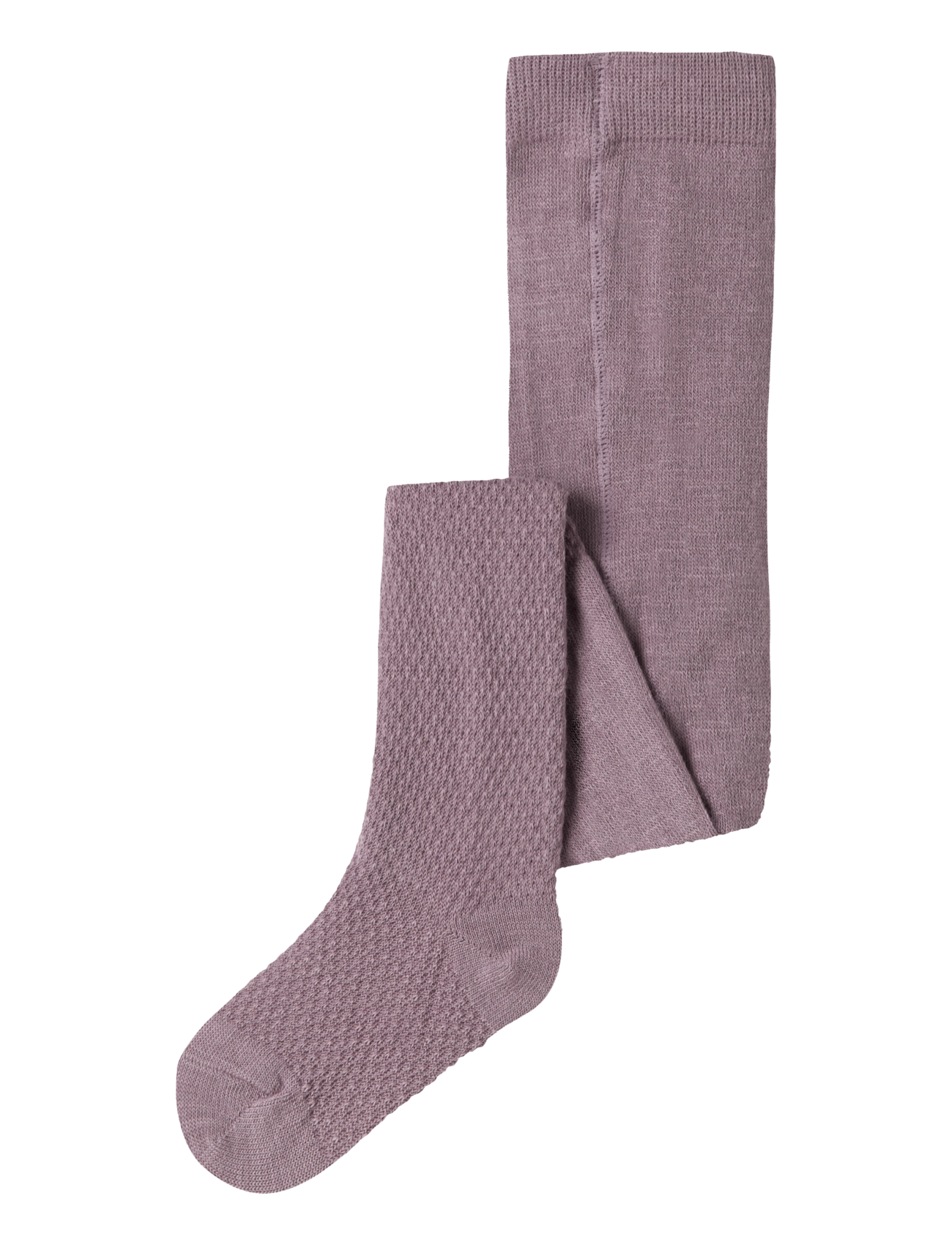 name it Nmfwakma Wo/Bl Structure Pantyhose, 98-104, Socken & Strumpfhosen, Lila - Tights, Kinder