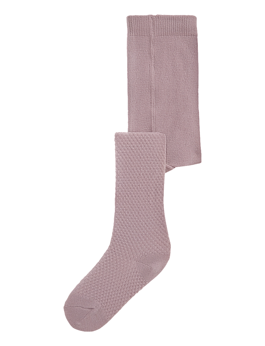 name it - NMFWAKMA WO/BL STRUCTURE PANTYHOSE - strumpfhosen - violet ice - 0