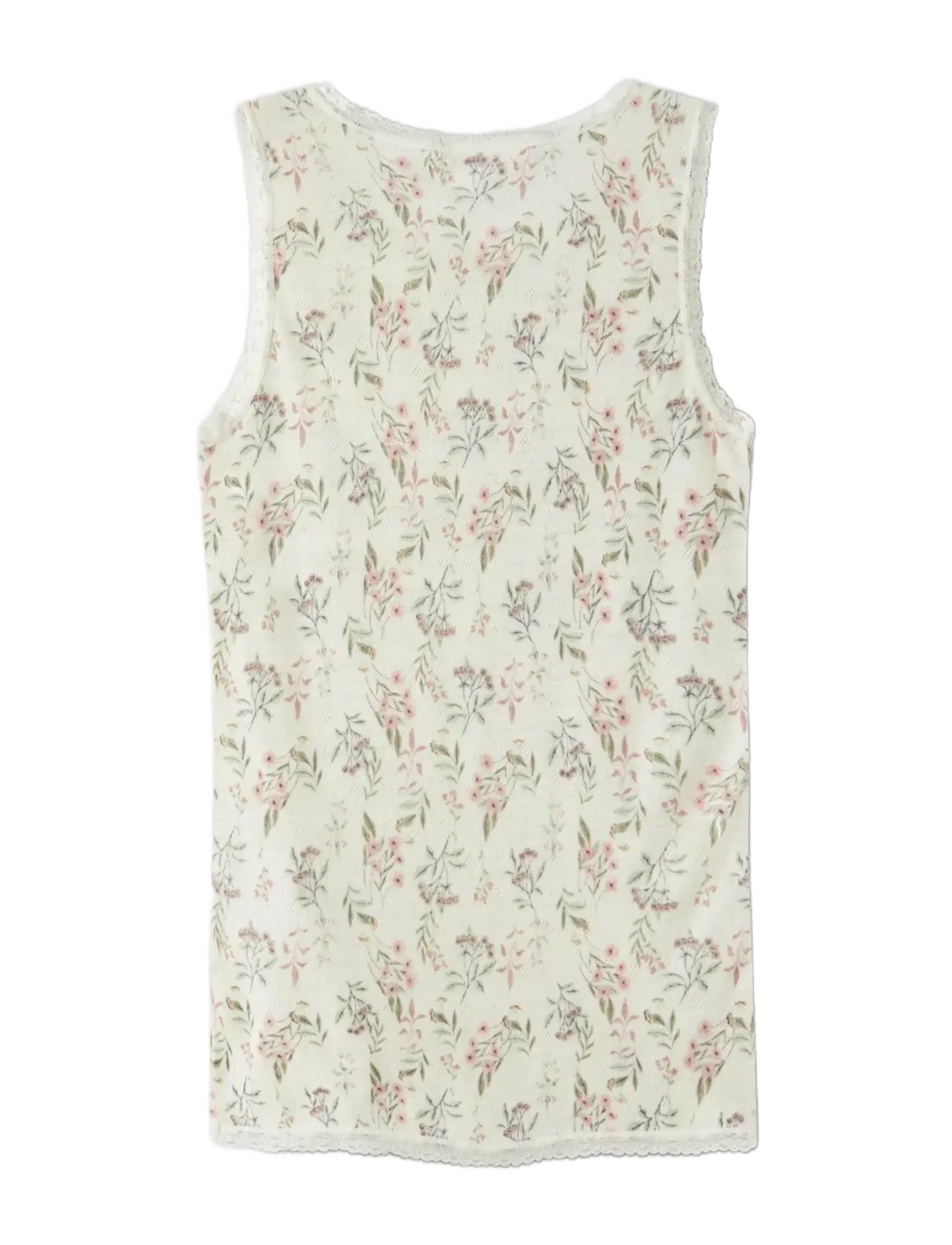 name it - NKFWANG WOOL NEEDLE TANK TOP - snow white - 1