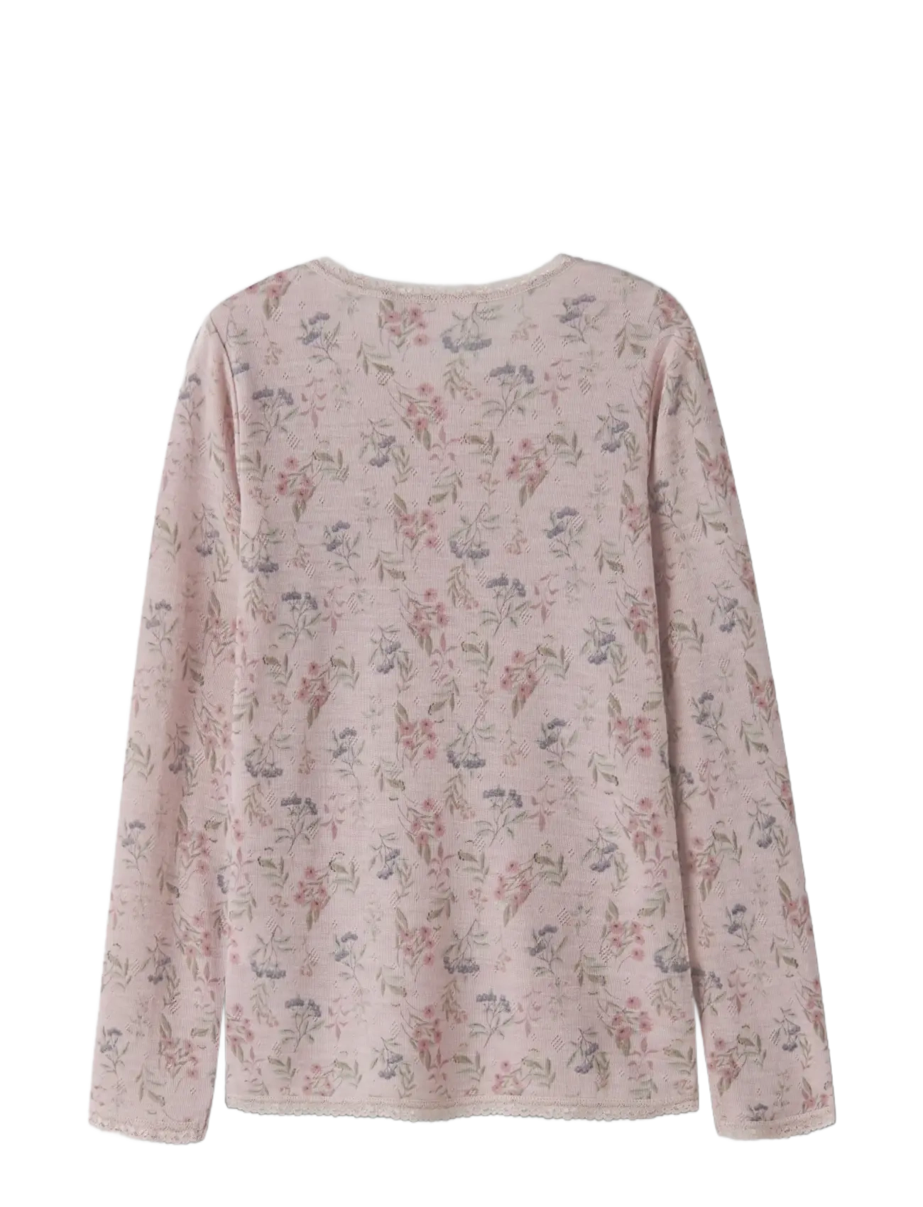 name it - NKFWANG WOOL NEEDLE LS TOP - langärmelig - violet ice - 2